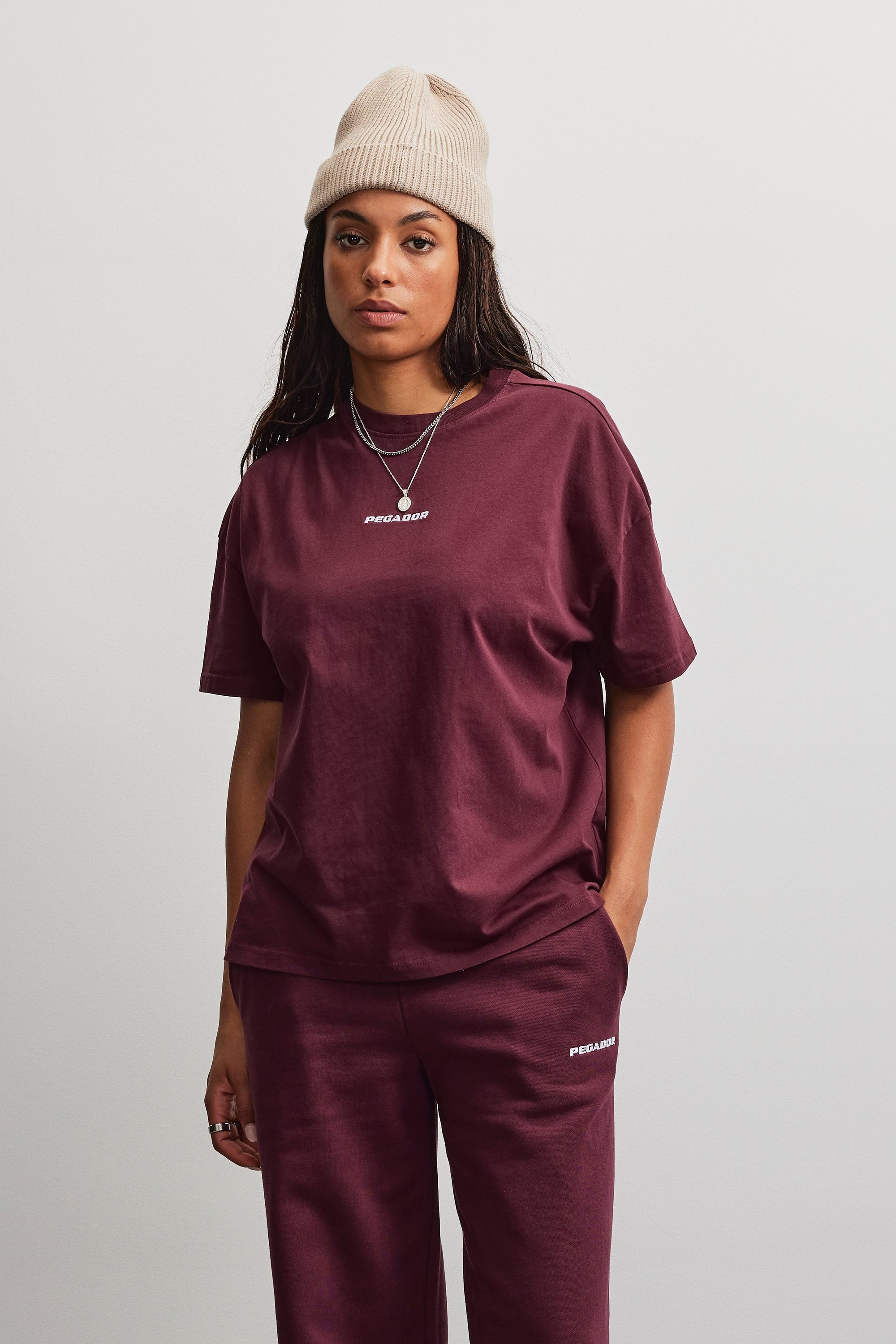 PEGADOR T-Shirt »Bracy Heavy Oversized Tee« Baumwolle, oversize