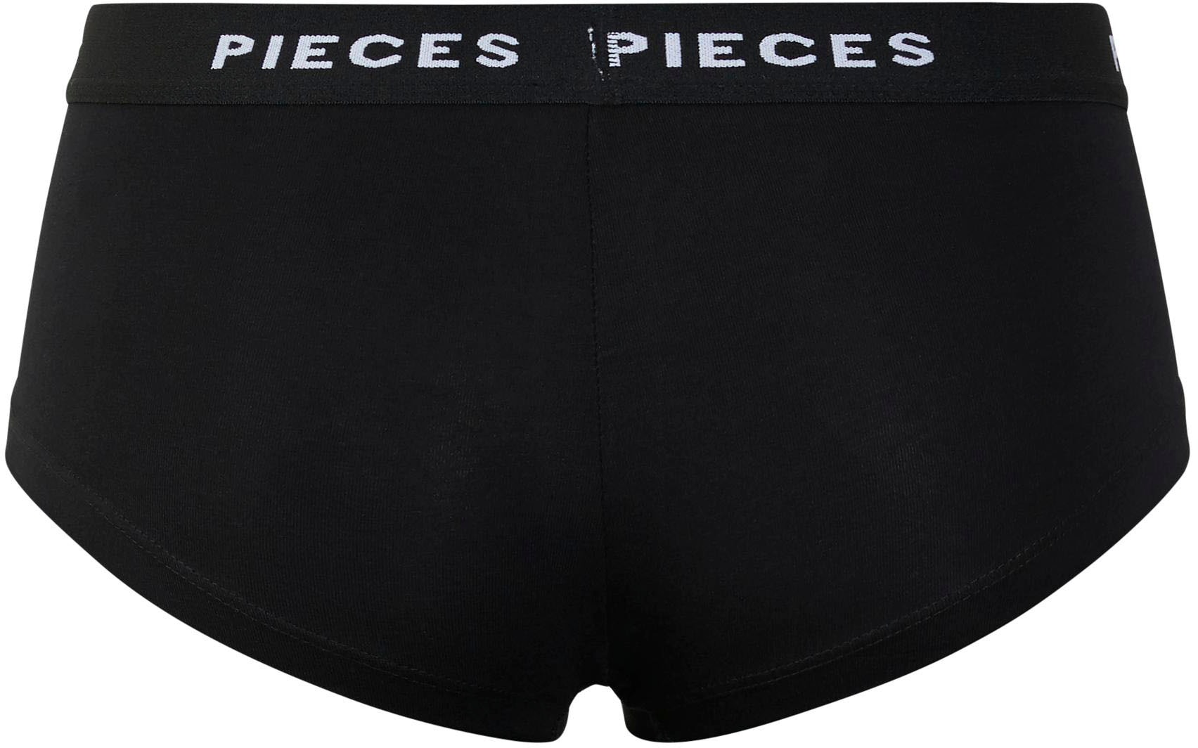 pieces Hipster »PCLOGO LADY 4 PACK SOLID NOOS BC« Packung, 4er-Pack, 4 cuis