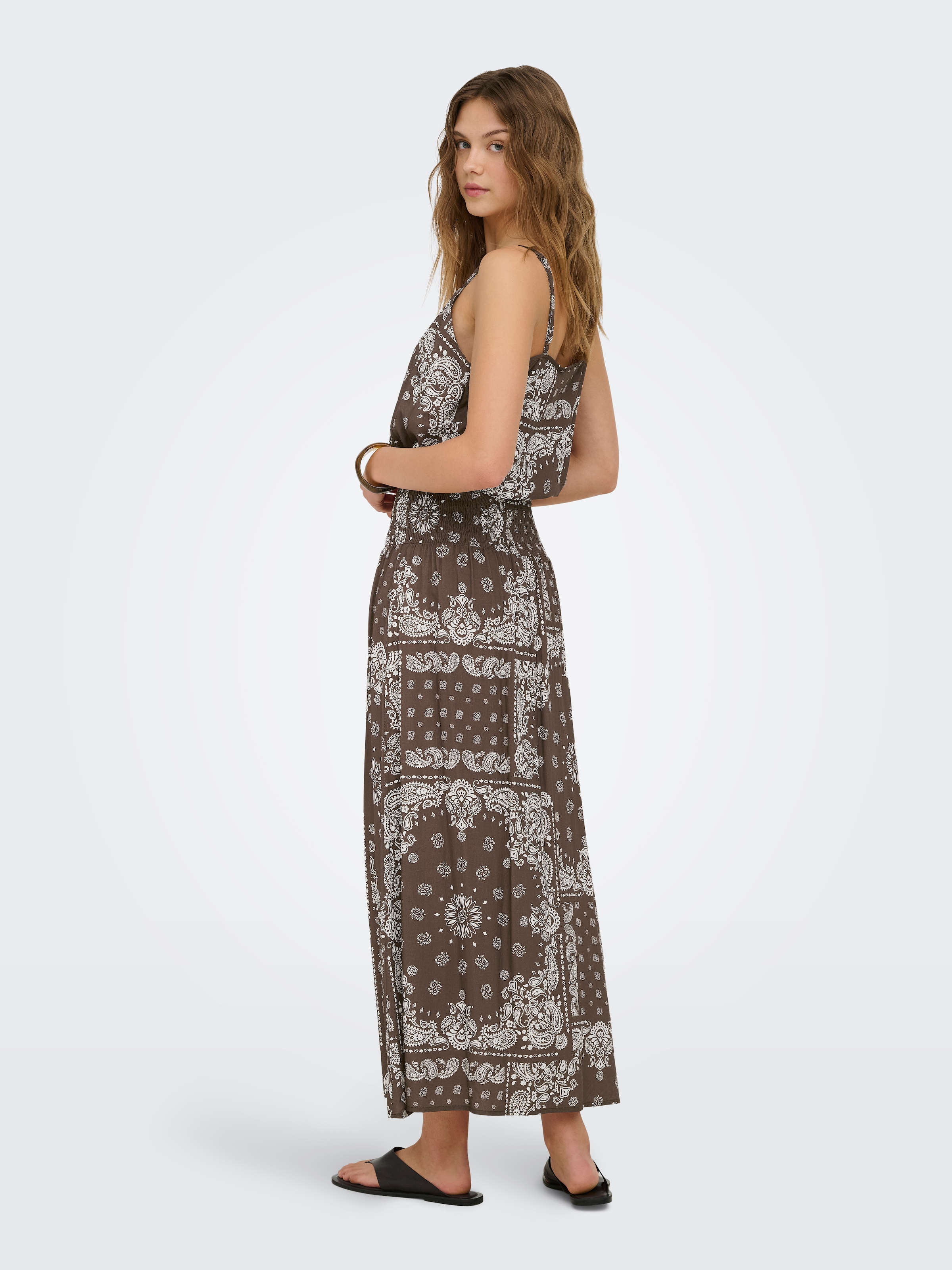 ONLY Maxirock »ONLSAKI AMBEL LONG BAND SKIRT  WVN« Viskose