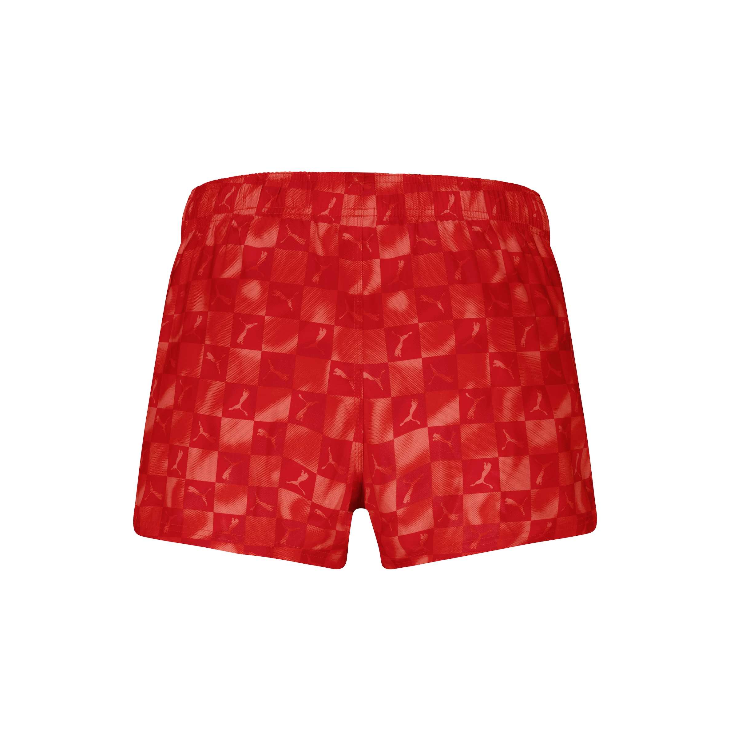 PUMA Badeshorts »PUMA SWIM MEN PRINTED CAT SHORT SHORTS« mit Gummizug und seitlichen Taschen