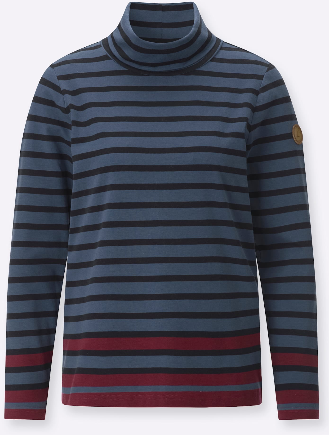 Casual Looks T-shirt à col roulé »Ringelshirt« 1