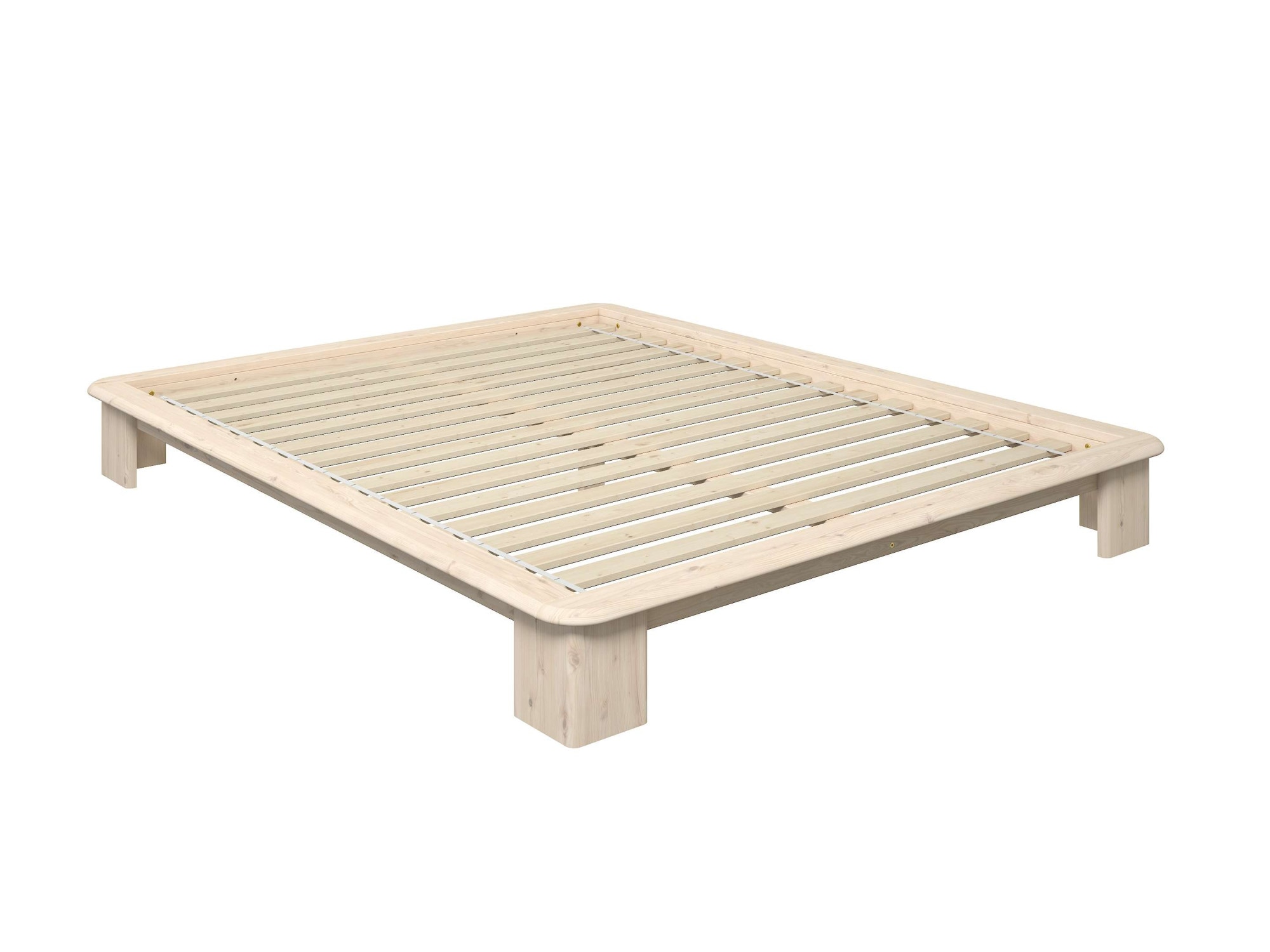 GOODproduct Lit futon »Peregrin, Bett, Bettgestell, Massivholzbett« inklusive Lattenrost, aus massiver Kiefer, FSC®