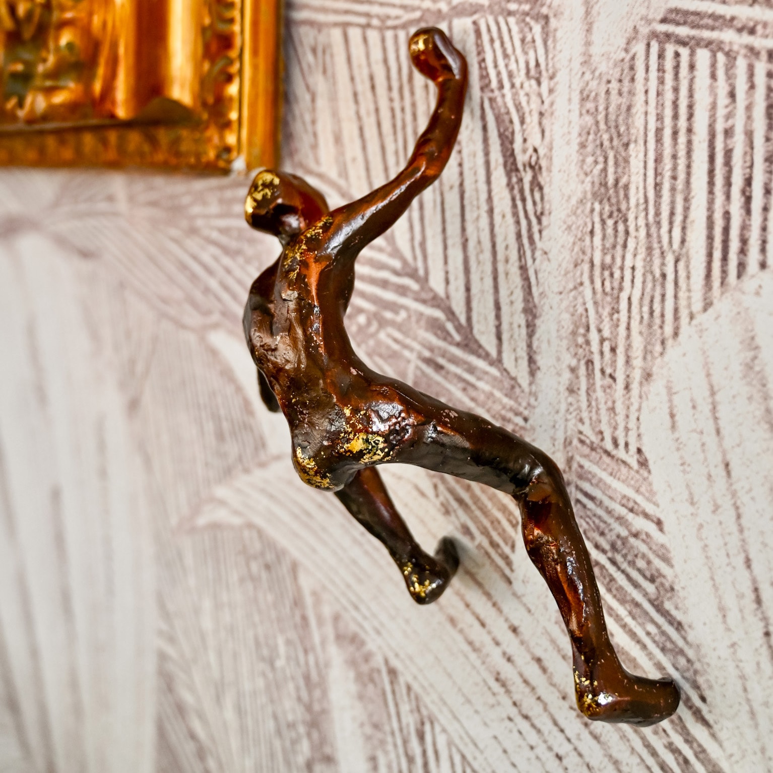 Kare Design Objet de décoration murale »Wandschmuck Climber 14x23cm«