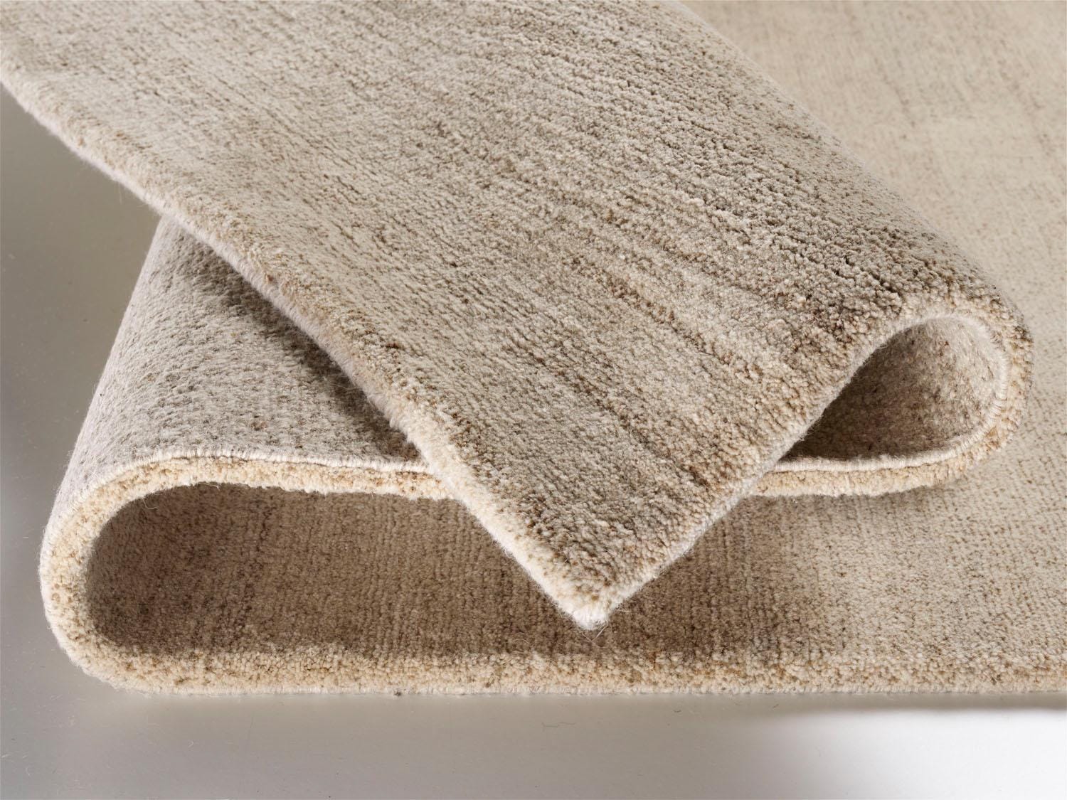 OCI DIE TEPPICHMARKE Teppich »Avantgard Uni« rechteckig 9 mm Höhe handgeknüpft, Wohnzimmer