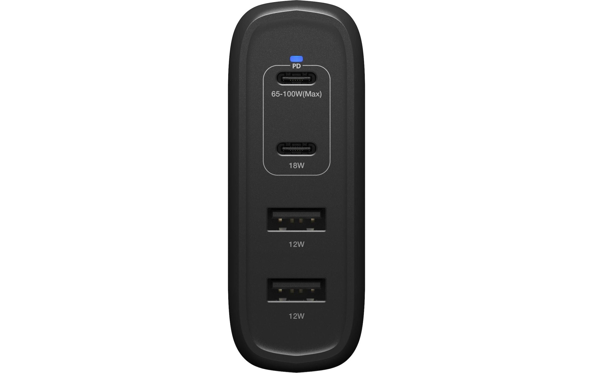 Otterbox Chargeur USB »Wall Charger 100W GaN 2x USB-C & 2x USB-A« USB-Power Delivery (PD)