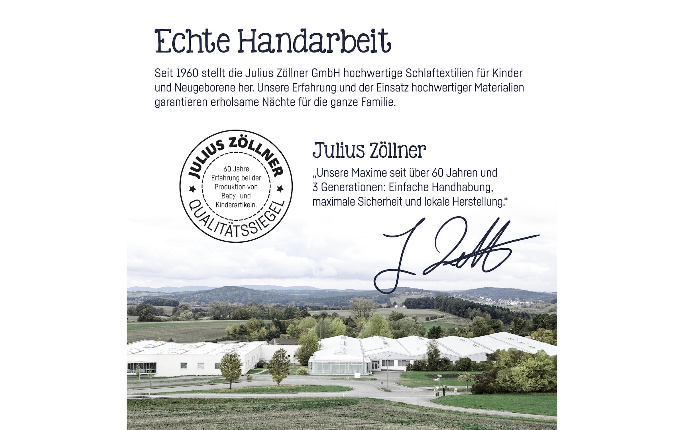 Julius Zöllner Matelas pour bébé »Babymatratze Weiss«