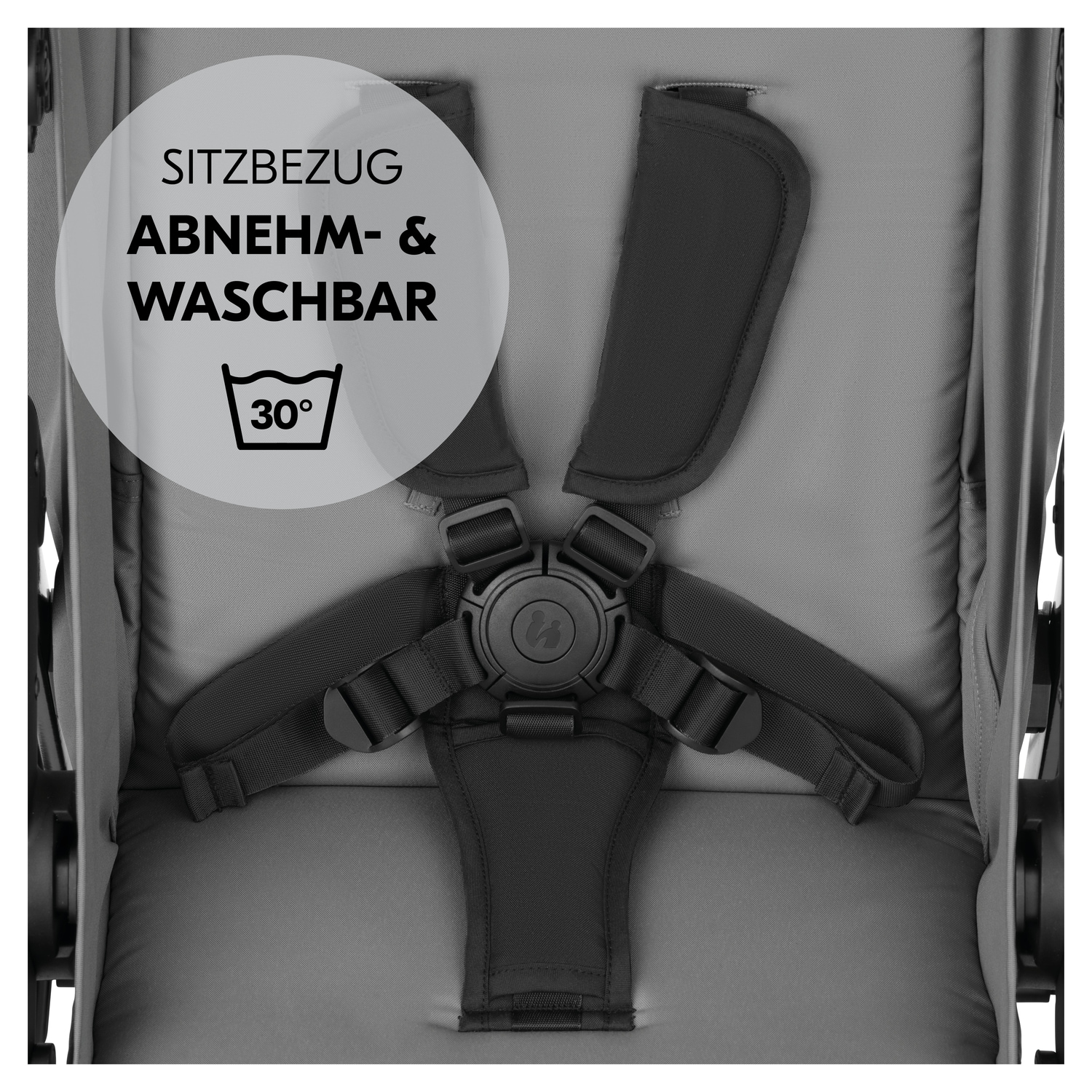 Hauck Poussette pour enfants »Shop N Care, Grey« 22 kilos bis 22 kg belastbar; kompatibel mit Babyschale