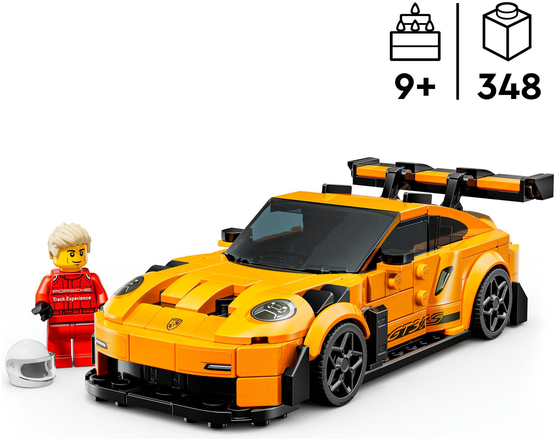 LEGO® Konstruktionsspielsteine »Porsche 911 GT3 RS Supersportwagen (77239), LEGO Speed Champions« Made in Europe