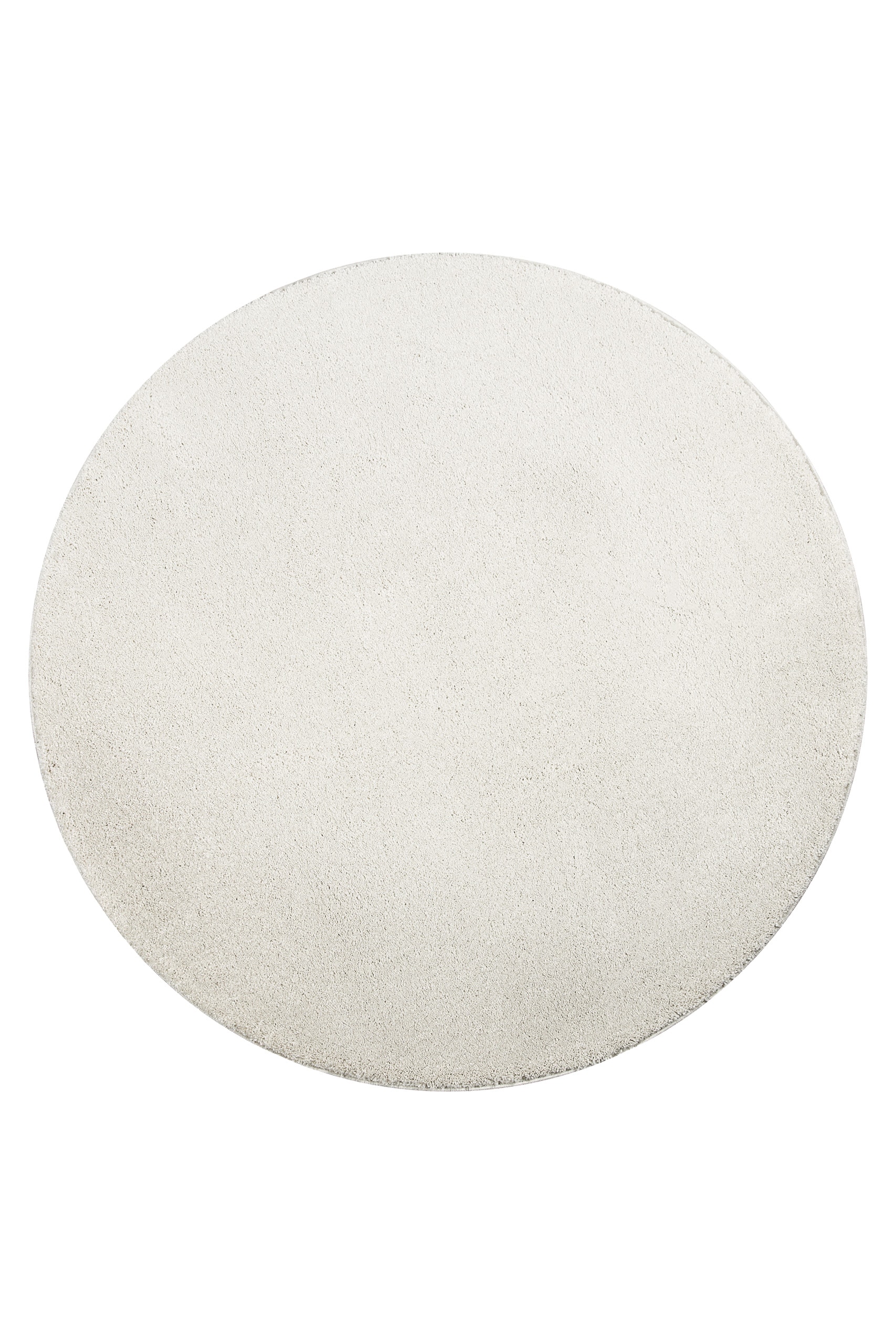 Wecon home Hochflor-Teppich »Manta« rund 25 mm Höhe Langflor, maschinell gewebt, robust, Wohn- & Schlafzimmer, einfarbig