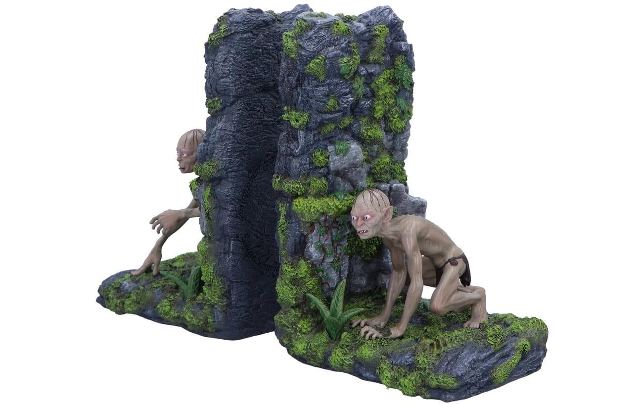 NEMESIS NOW Figurine de merchandising »Herr der Ringe Gollum & Smeagol« Offiziell lizenzierte, handbemalte Buchstützen