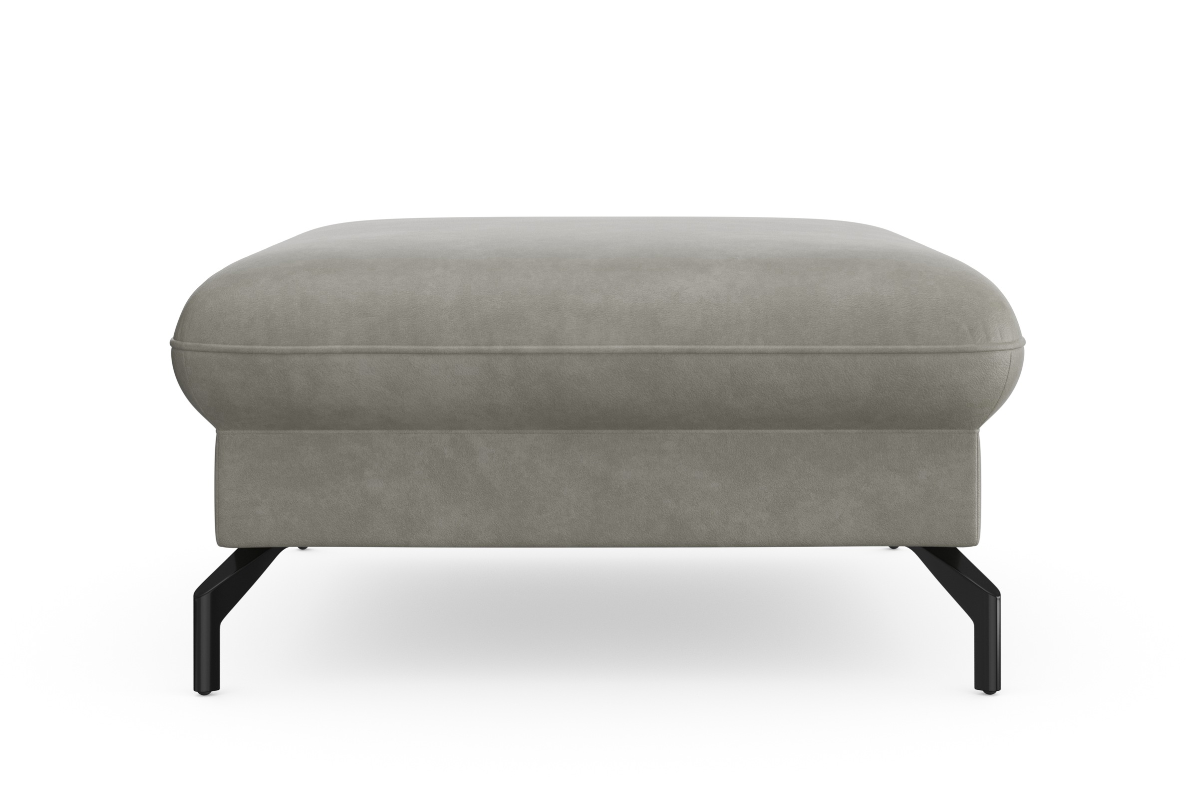 sit&more Hocker »Fashion« inklusive Federkern, mit hochwertigen, schwarzen Metallfüssen