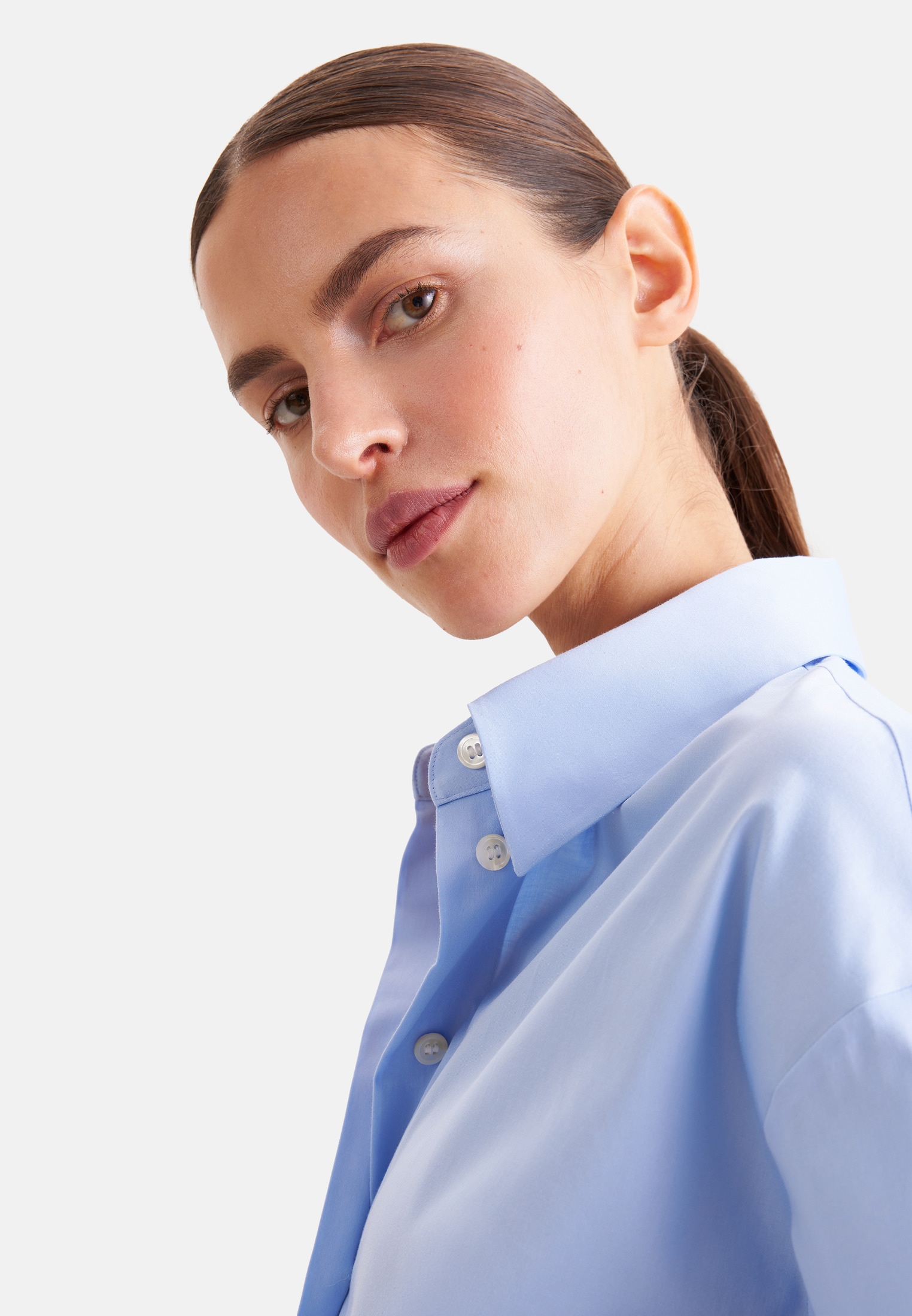 seidensticker Blouse d'extérieur col 1/1 uni