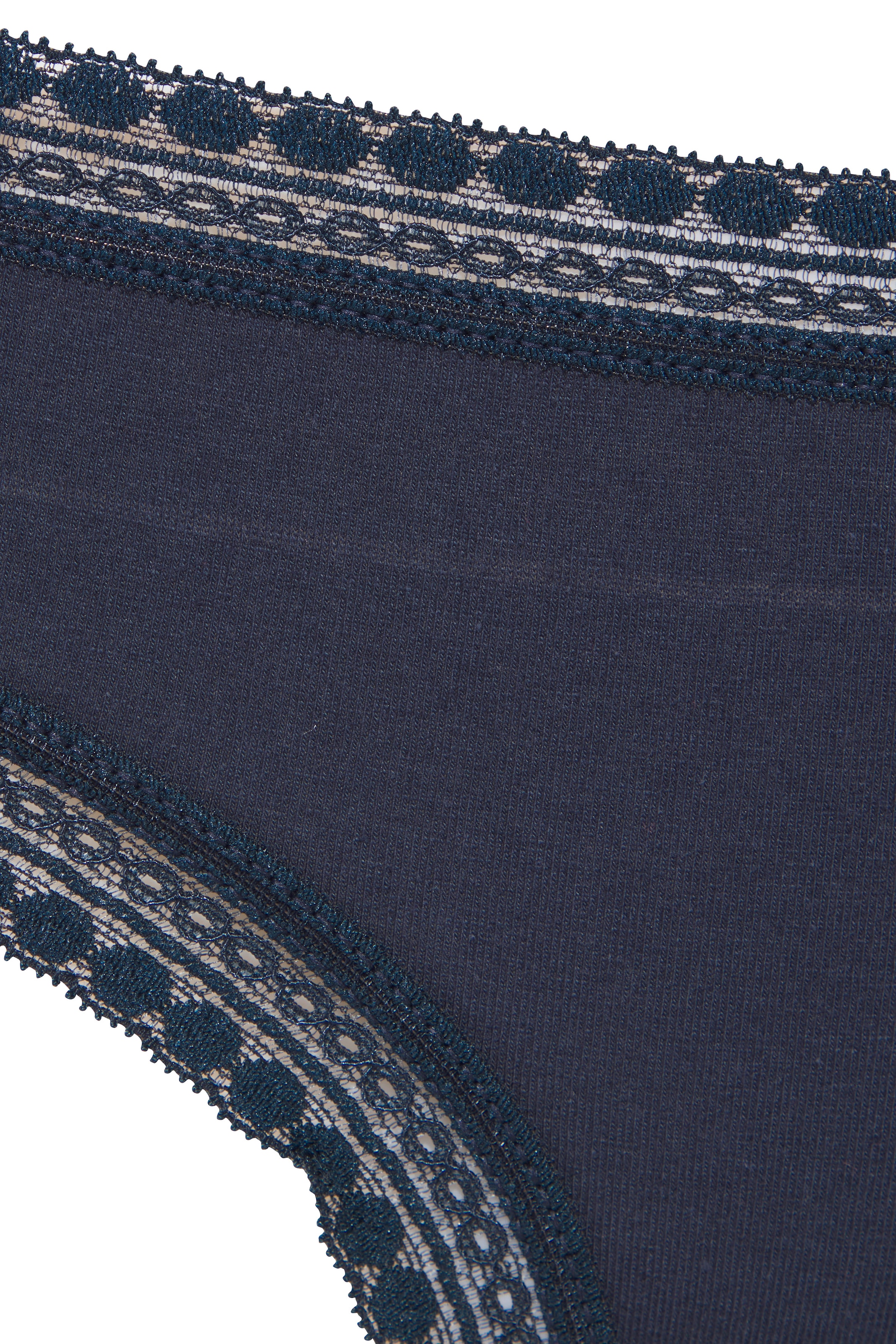 LASCANA Slip brésilien 3er-Set,  aus elastischer Baumwolle mit weicher Spitze