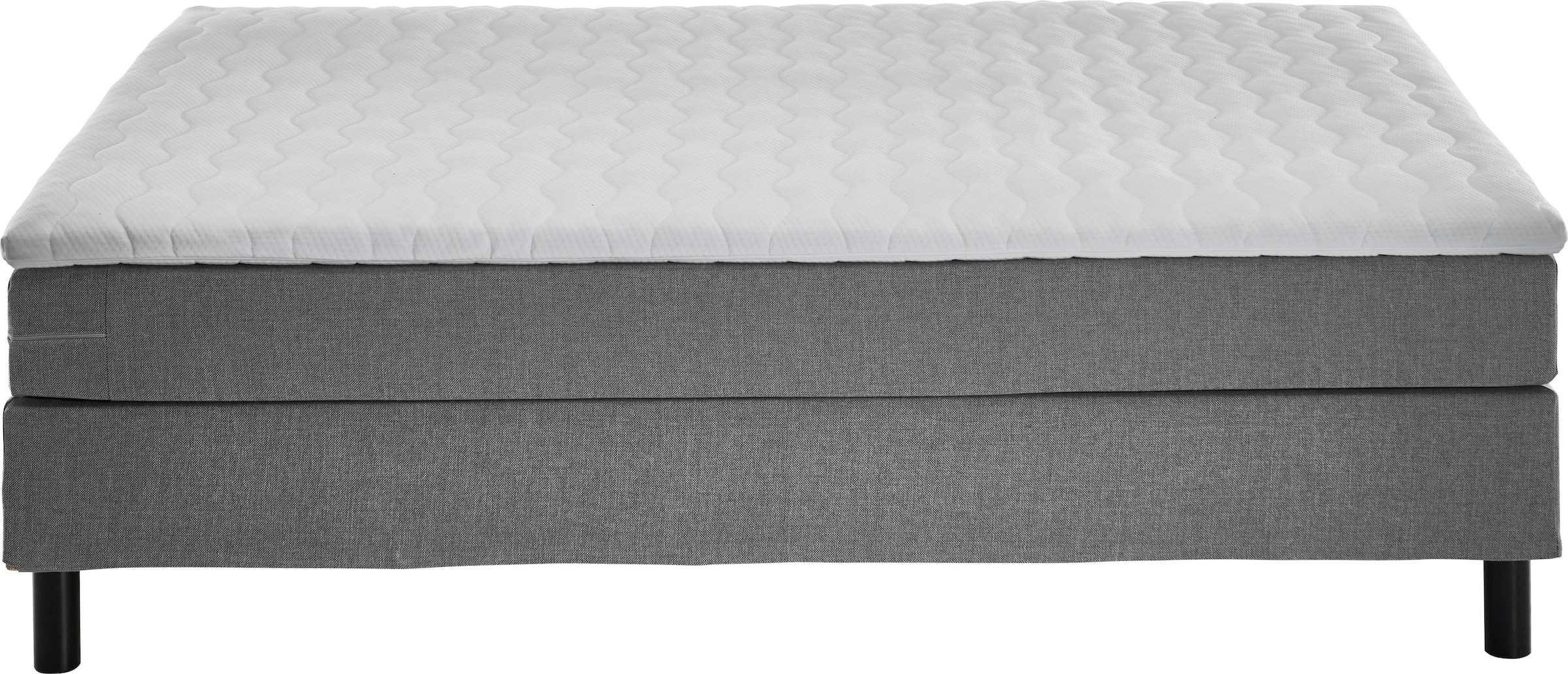 ATLANTIC home collection Boxbett »Happy« ohne Kopfteil, mit Topper, wahlweise mit oder ohne Bettwaren