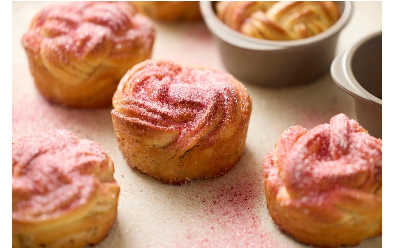   Muffinform »Muffin Backform Swirl, Silikon, Latte, für 6 Muffins«