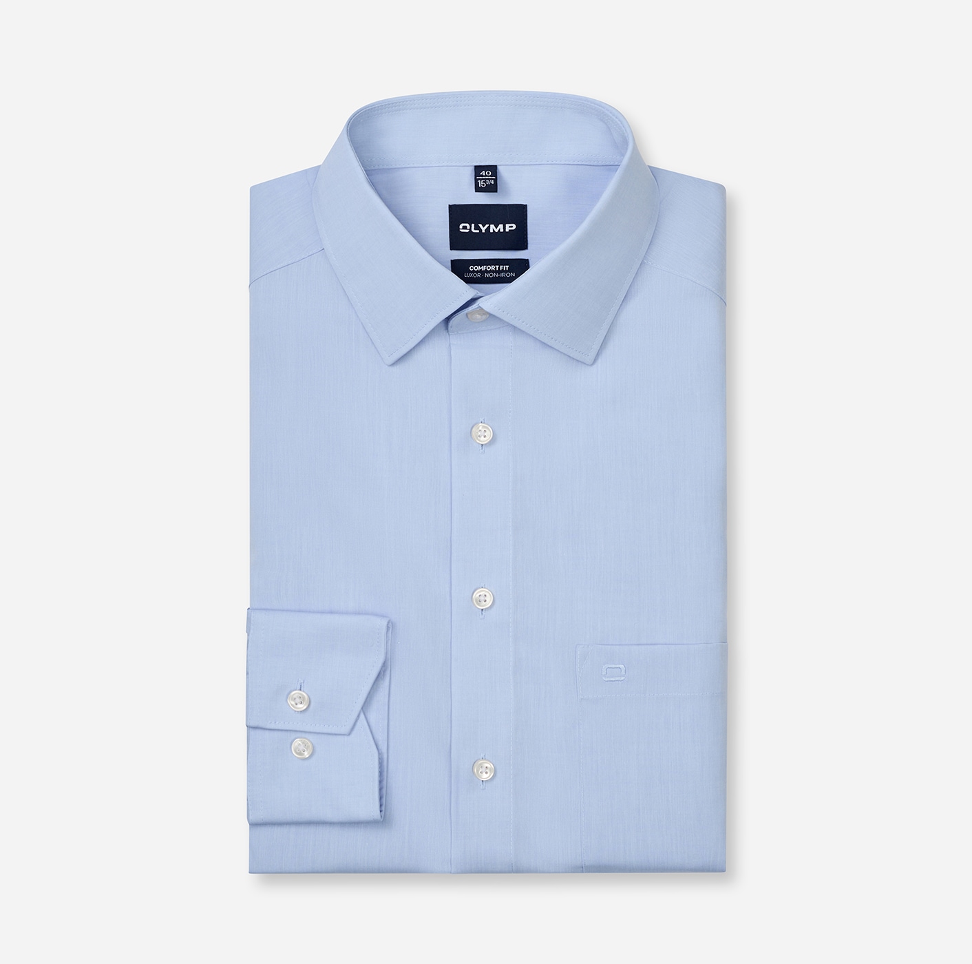 OLYMP Chemise à manches longues »Luxor« coupe comfort, chemise business, col New Kent, infroissable