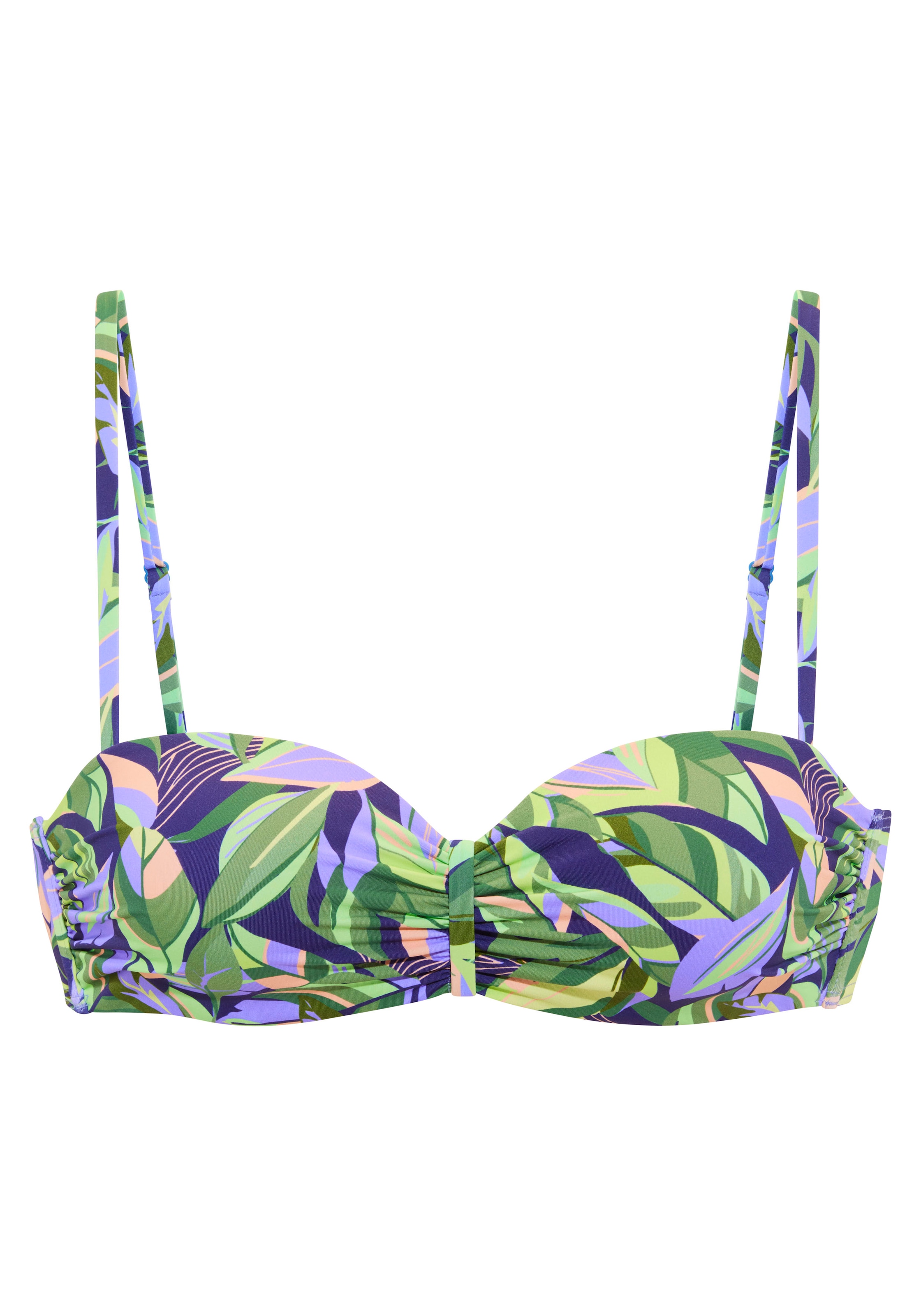 s.Oliver Bügel-Bandeau-Bikini-Top »Avin« mit modernem Allover-Print