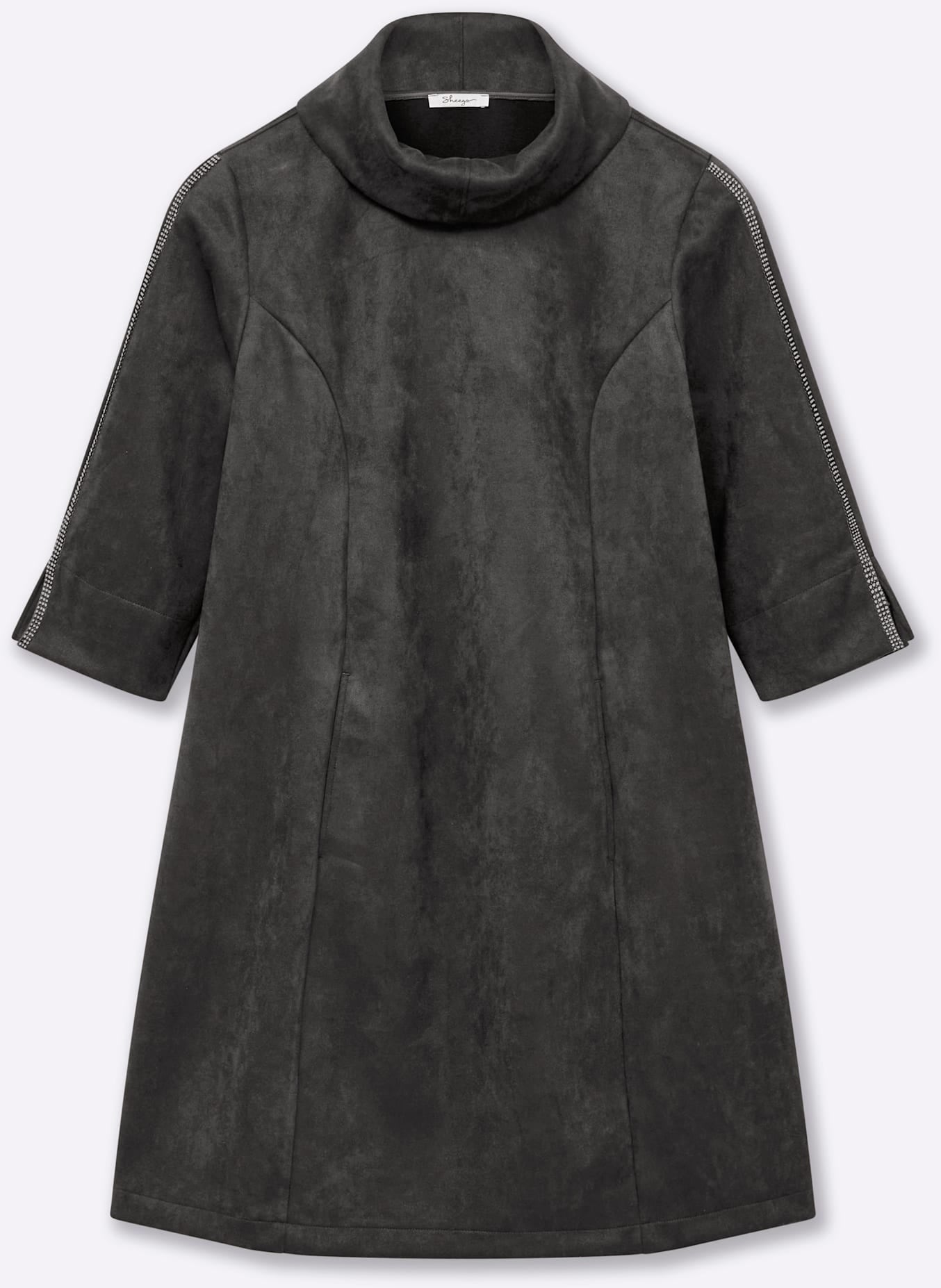Sheego Robe en ligne A »Velours-Kleid«