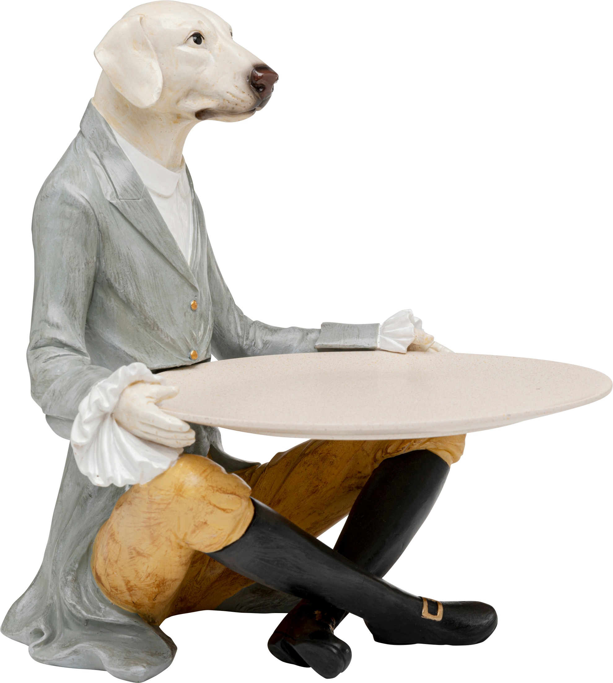 Kare Design Dekofigur »Gentleman Dog Tray« verschiedene Grössen