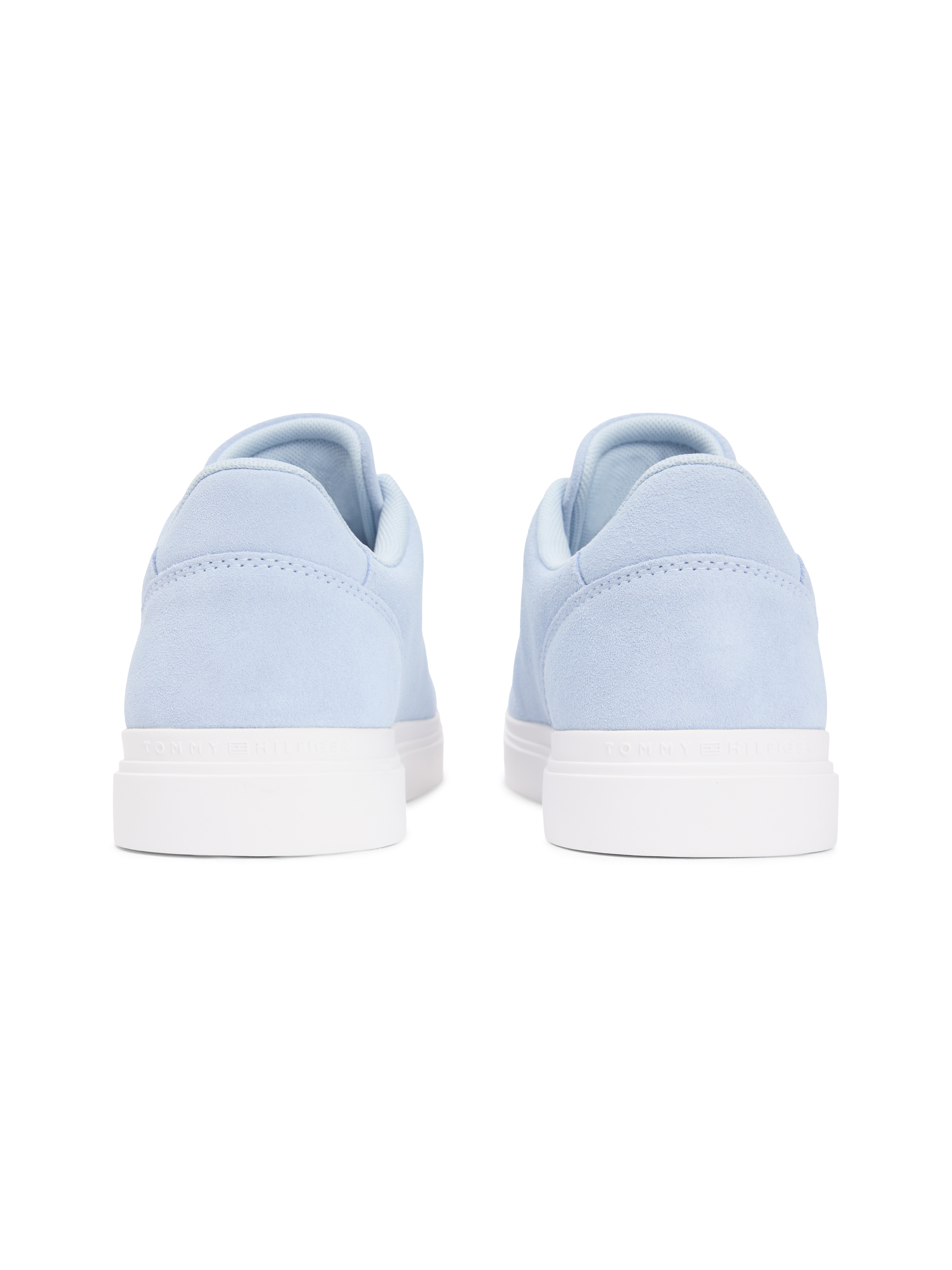 Tommy Hilfiger Plateausneaker »TH FEMININE CUPSOLE SUEDE«  Freizeitschuh, Halbschuh, Schnürer mit Logoschriftzügen