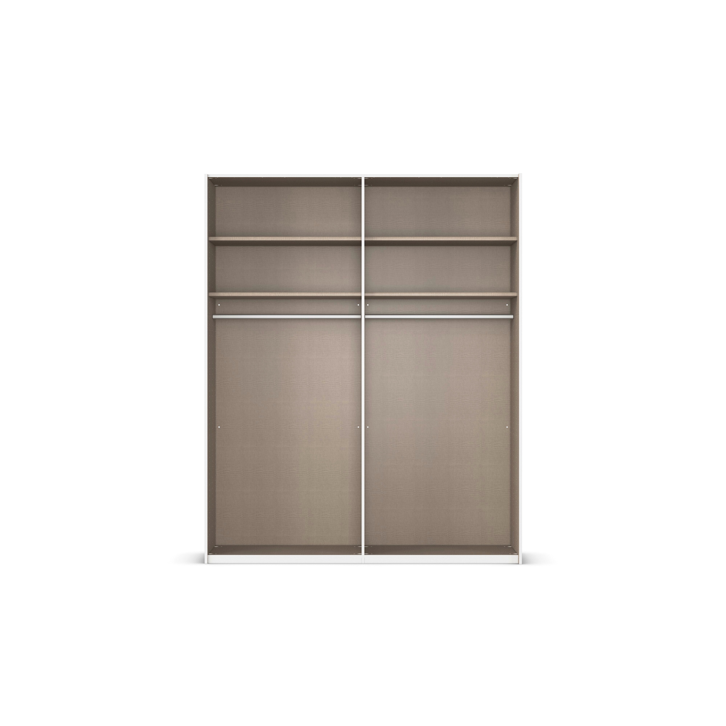 rauch Schwebetürenschrank »Kleiderschrank Schrank Garderobe Schlafzimmerschrank SCALE-LINE« edle Optik mit Bauchbinde in Korpusfarbe Dekorfront MADE IN GERMANY
