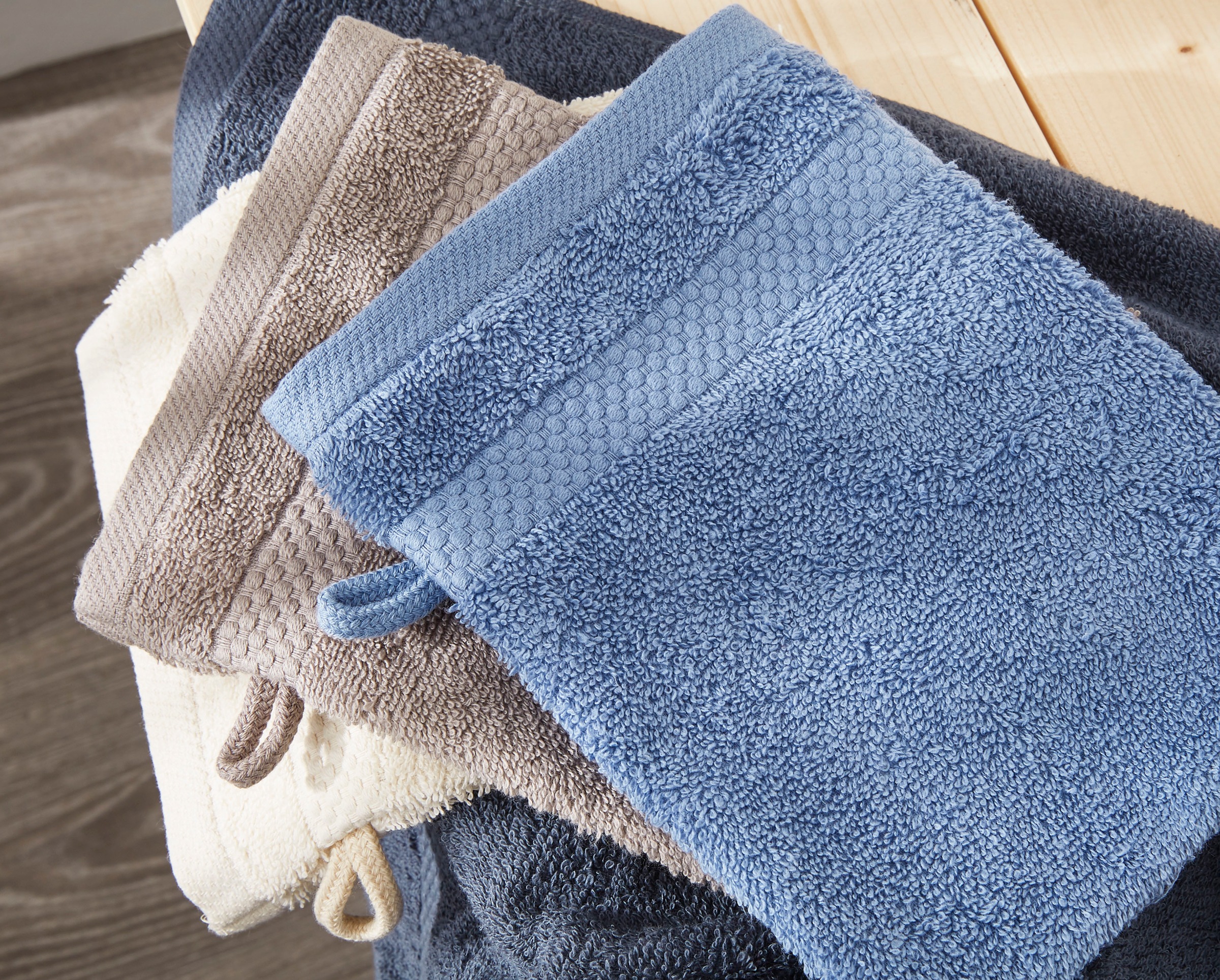 Dyckhoff Waschhandschuh »Planet« 450 g/m², aus reiner Baumwolle, trocknergeeignet