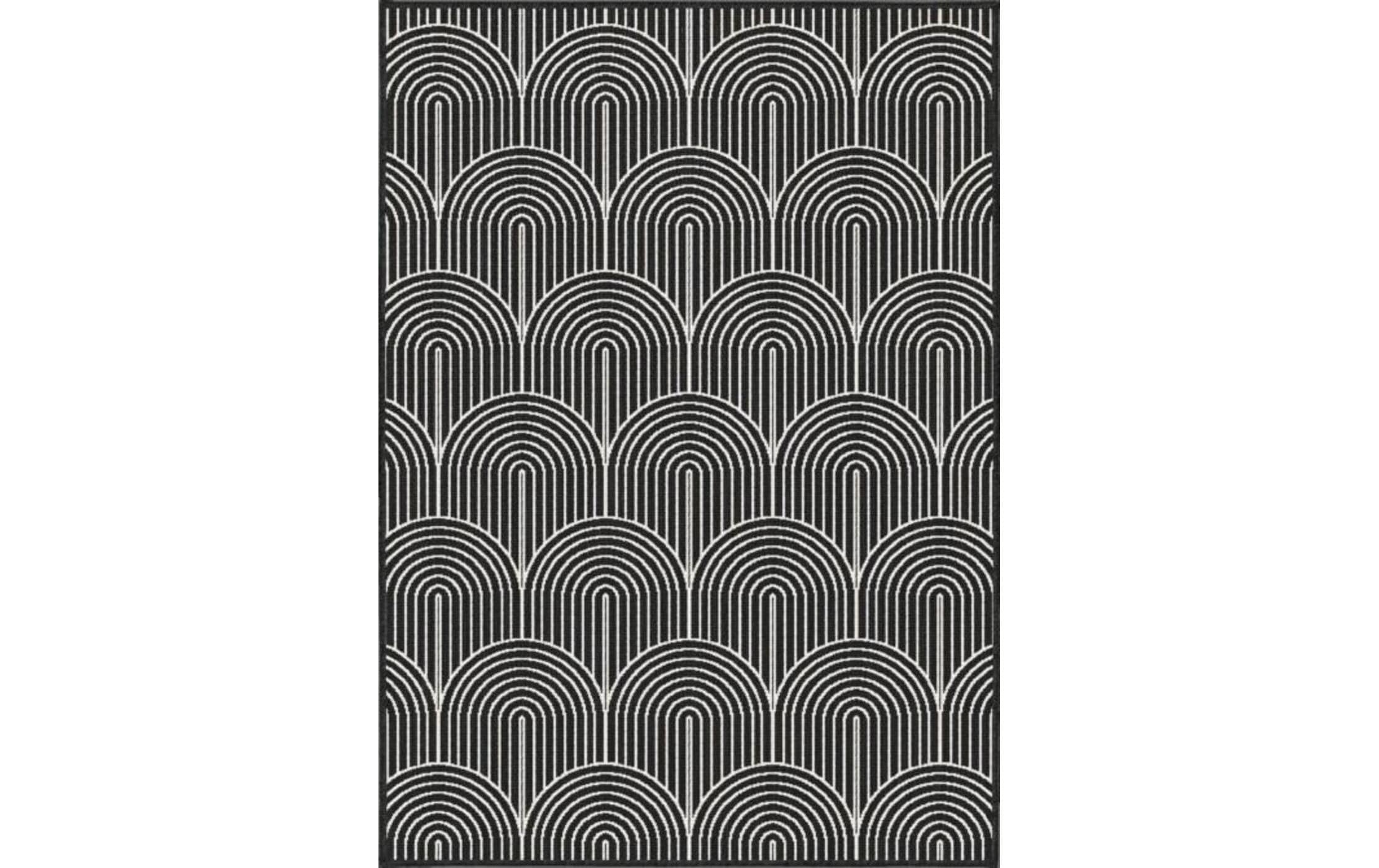 HANSE Home Tapis »Pangli, Wendeteppich« Rectangulaire 5 mm Höhe In-& Outdoor, Teppich, Wetterfest, Balkon, Garten, Wohnzimmer, Modern