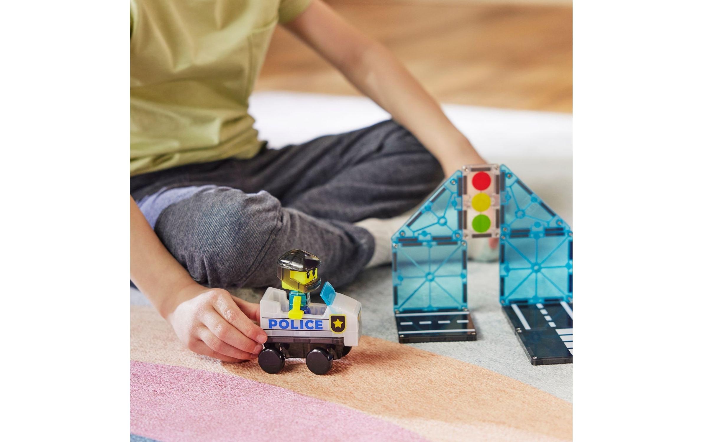   Steinbaukasten »Magna-Tiles Police Patrol 20 Teile«