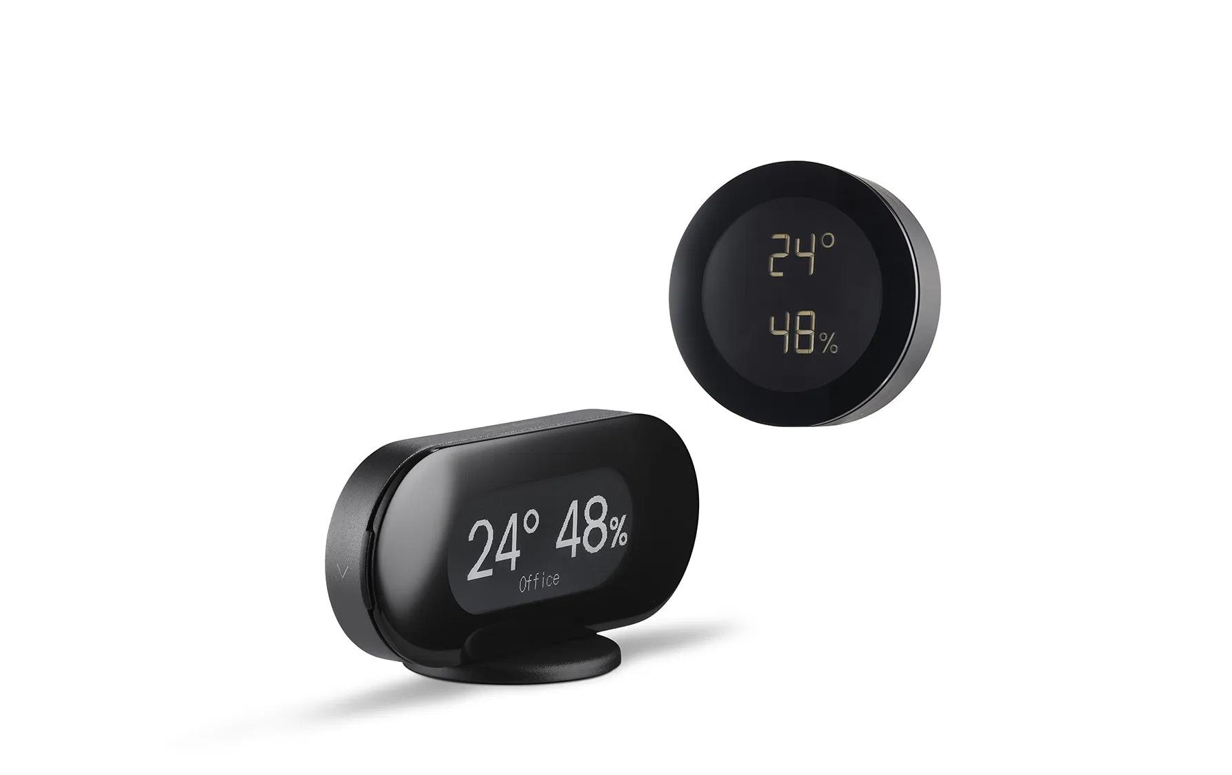 Jacob Jensen Wetterstation () Temperatur- und Feuchtigkeitssensor für Innen- und Aussenbereich