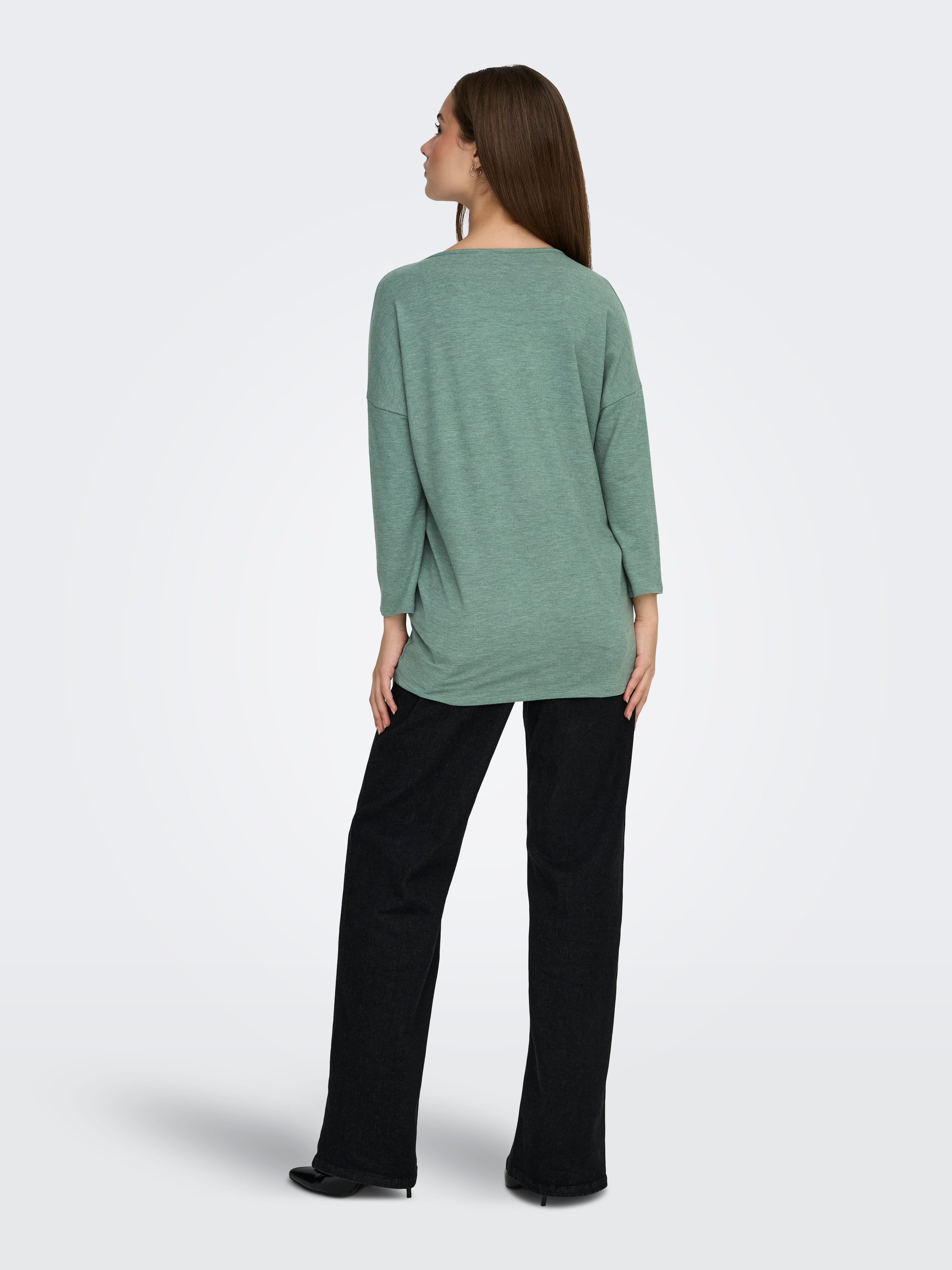ONLY 3/4-Arm-Shirt »ONLGLAMOUR 3/4 TOP JRS NOOS« in lässiger Oversize-Form