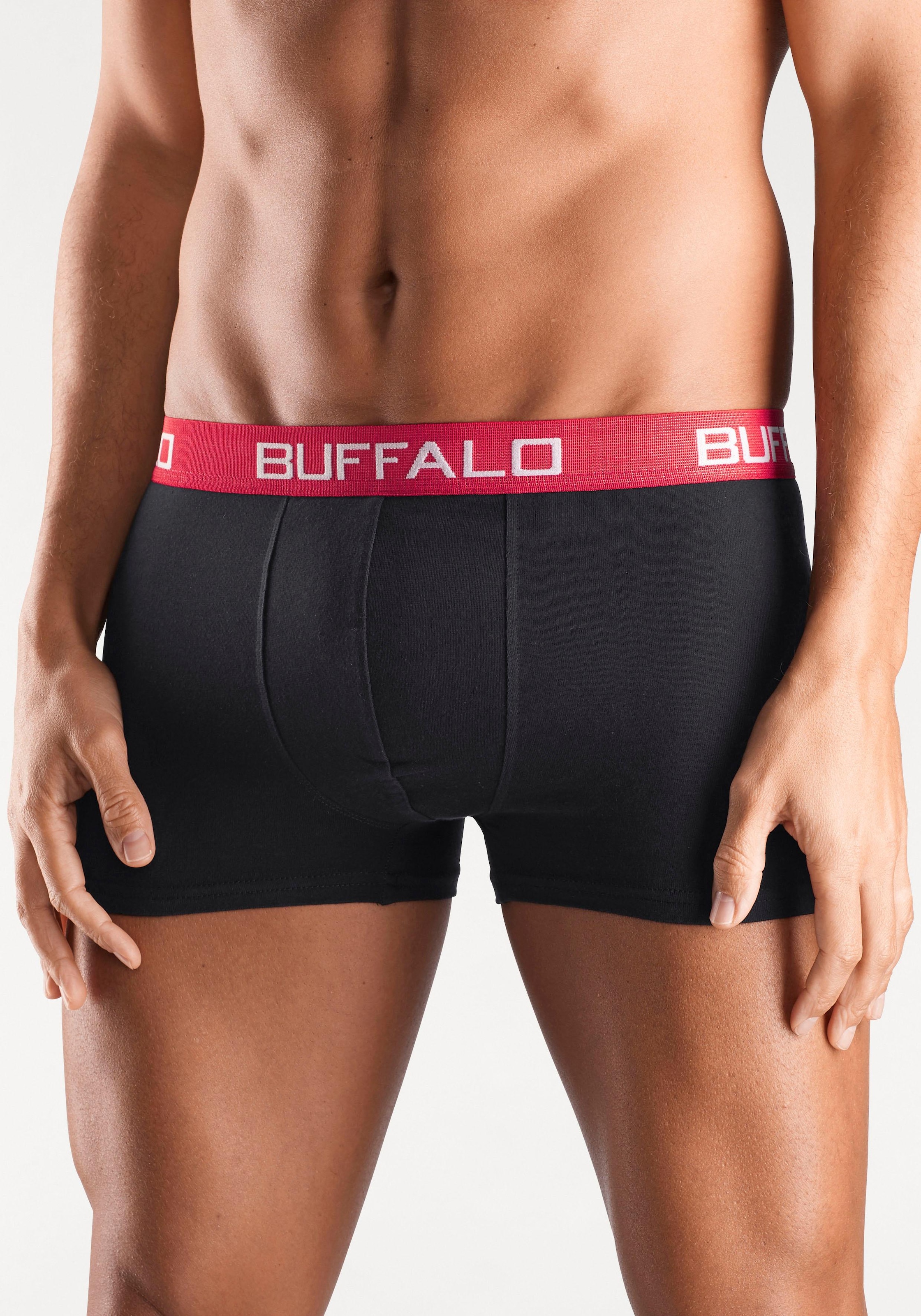 Buffalo Boxer »Boxershorts für Herren« Packung, 4 cuis aus Baumwoll-Mix