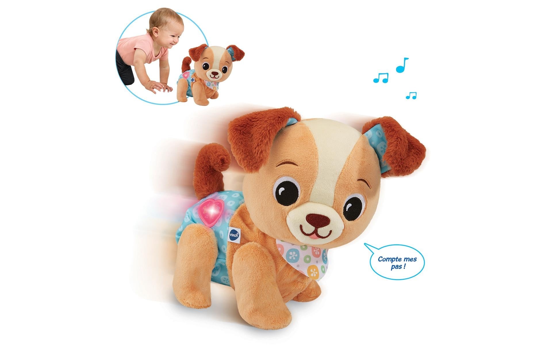 Vtech® Figurine en peluche »Toutou 1.2,3 Suis-moi Französisch«