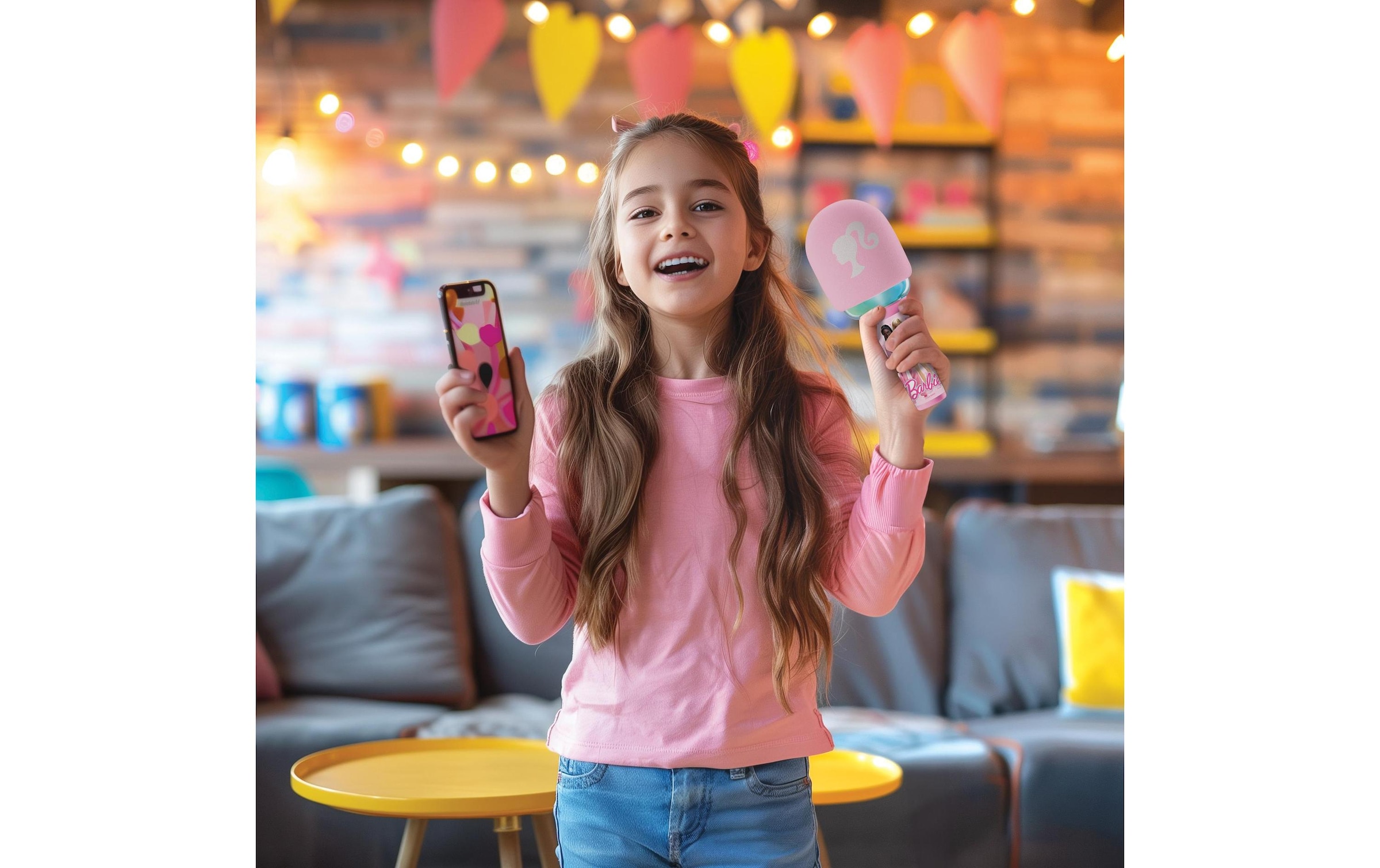 Lexibook® Microphone »Karaoke Bluetooth-/Wireless-Mikrofon Barbie«