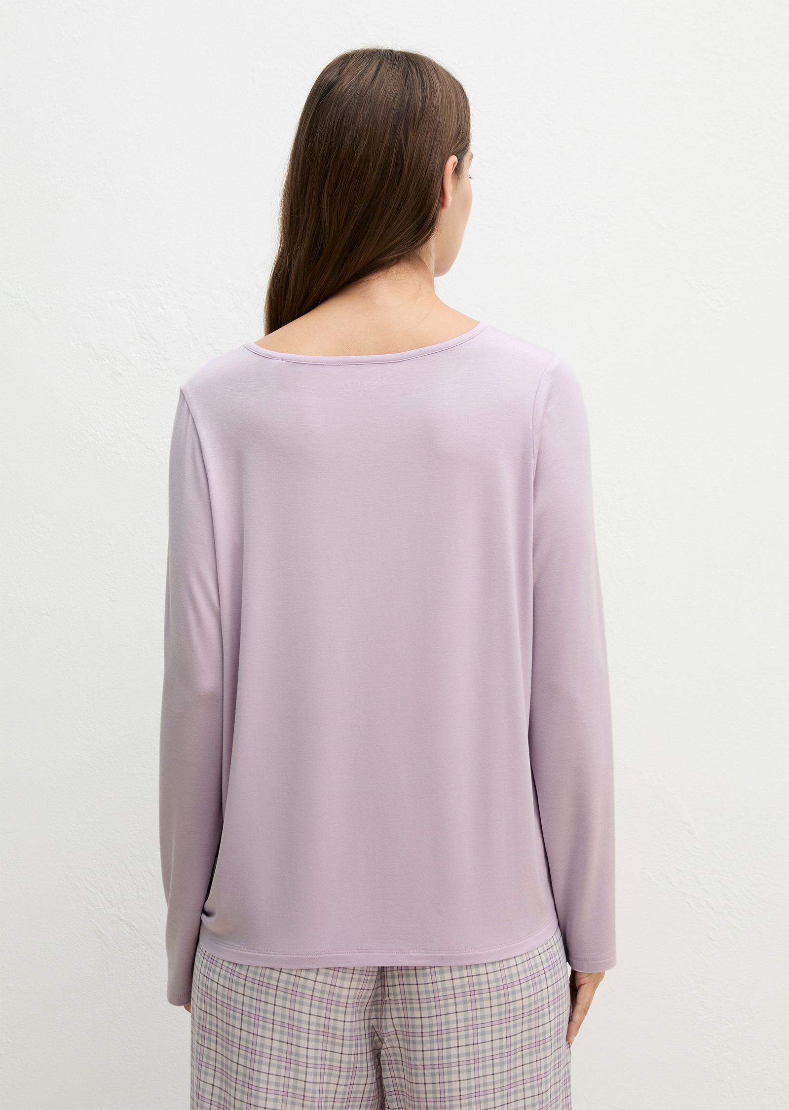 Marc O'Polo Pyjamaoberteil bequeme Passform, mit Langarm, für Homewear, ohne Verschluss