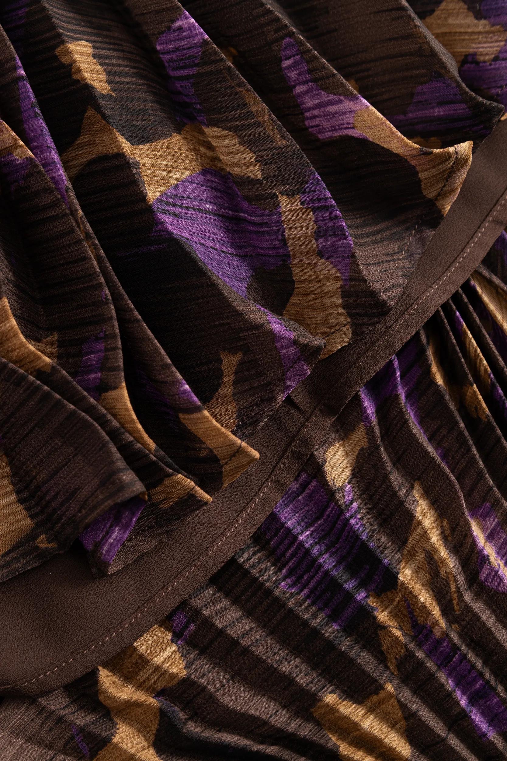 JOOP! Plisseerock »Salma« elastischer Bund, Aloover-Print