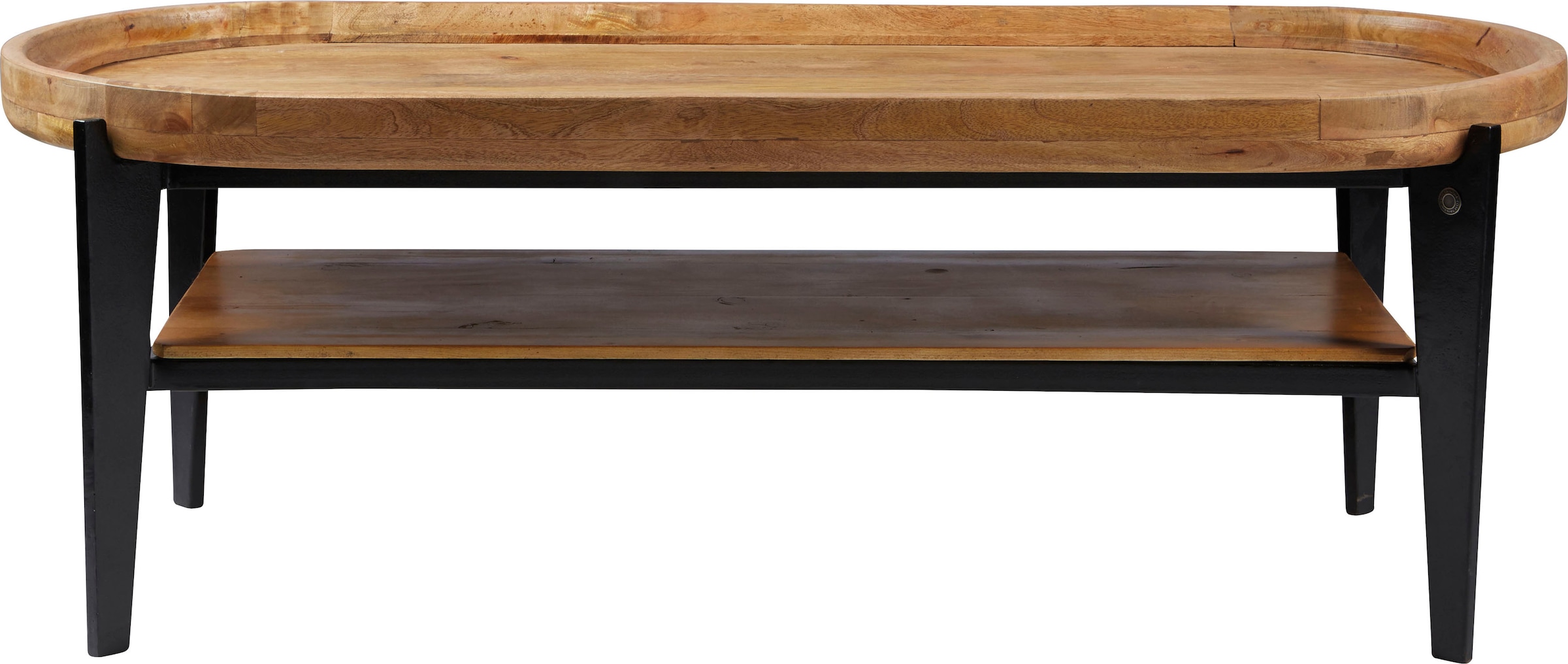 SIT Couchtisch »Telč aus Mangoholz mit Tablett & Metallgestell« Abnehmbare Tischplatte als praktisches Serviertablett nutzbar