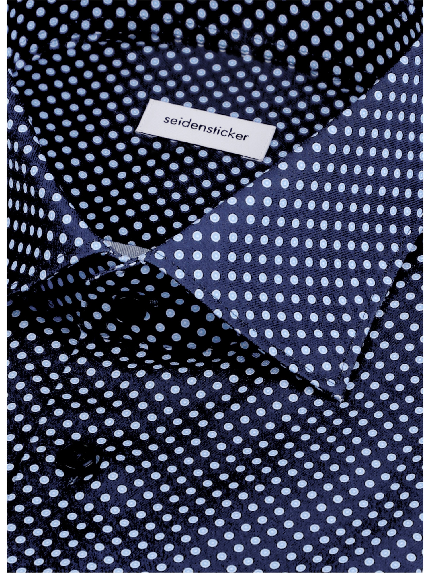 seidensticker Chemise d'affaires »Schwarze Rose« Slim 1/1 Kentkragen Druck