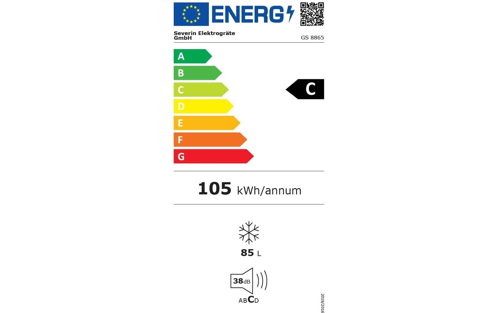 Severin Congélateur »GS8865« 84,5 cm hoch 58 cm breit