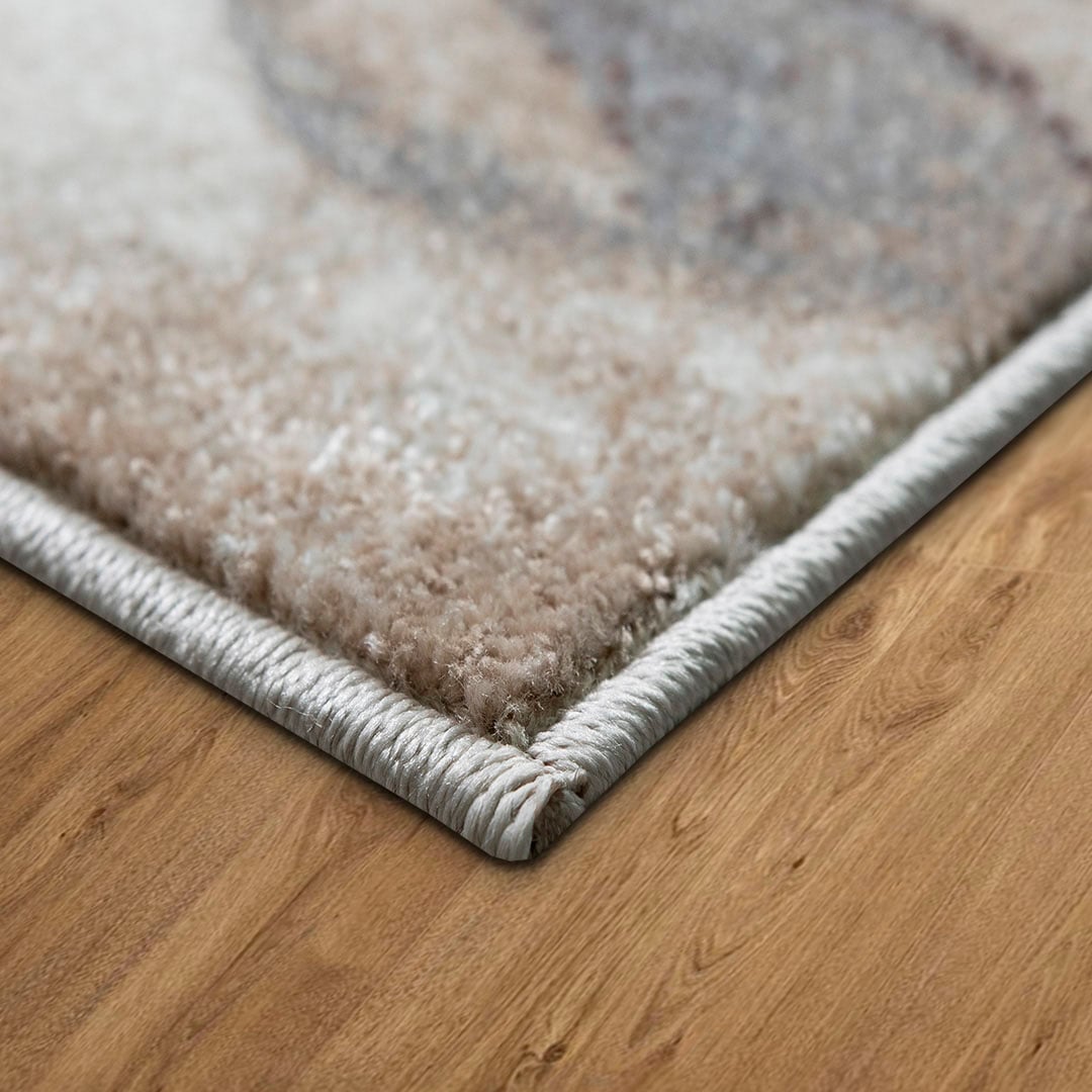 GOODproduct Teppich »Almrose« rechteckig 9 mm Höhe mit besonders weichem Flor, Blumen Muster, florales Design, Kurzflor