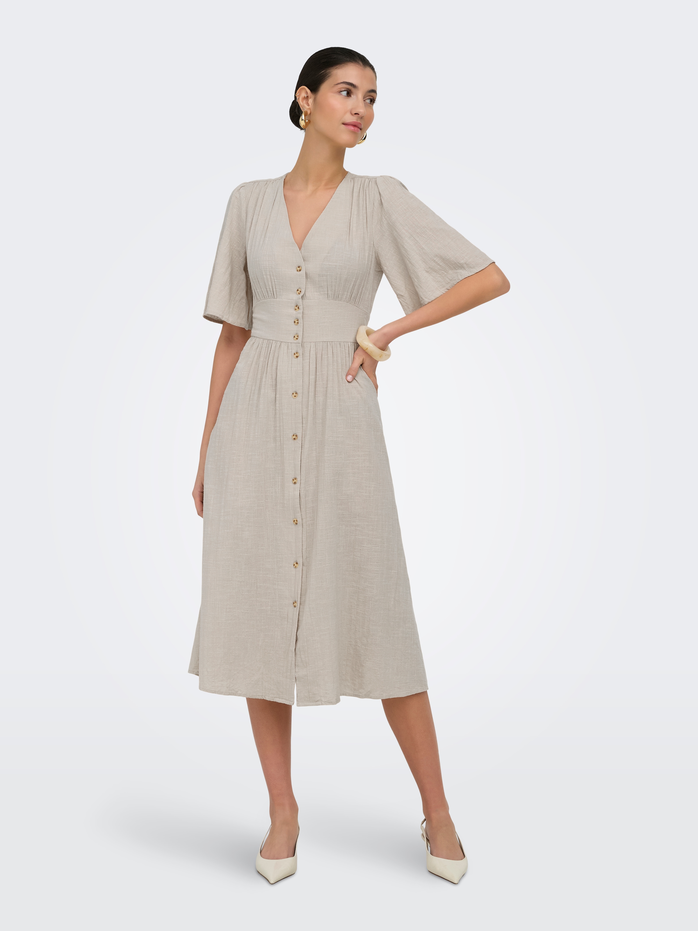 ONLY Robe d'été »ONLTIZANA 2/4 MIDI DRESS WVN NOOS«