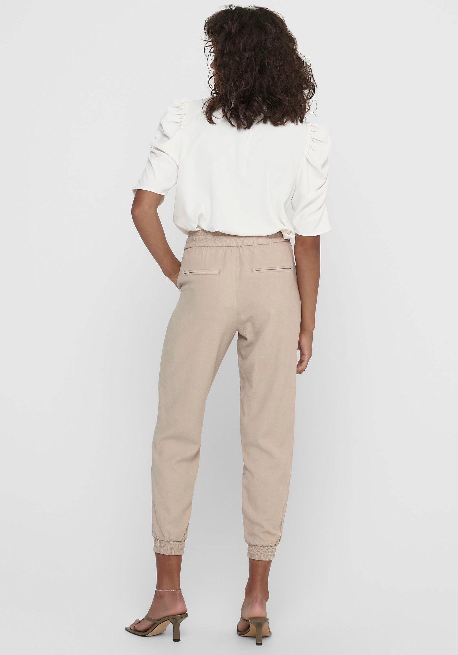 ONLY Pantalon de jogging »ONLKELDA-EMERY MW PULL-UP PANTS«