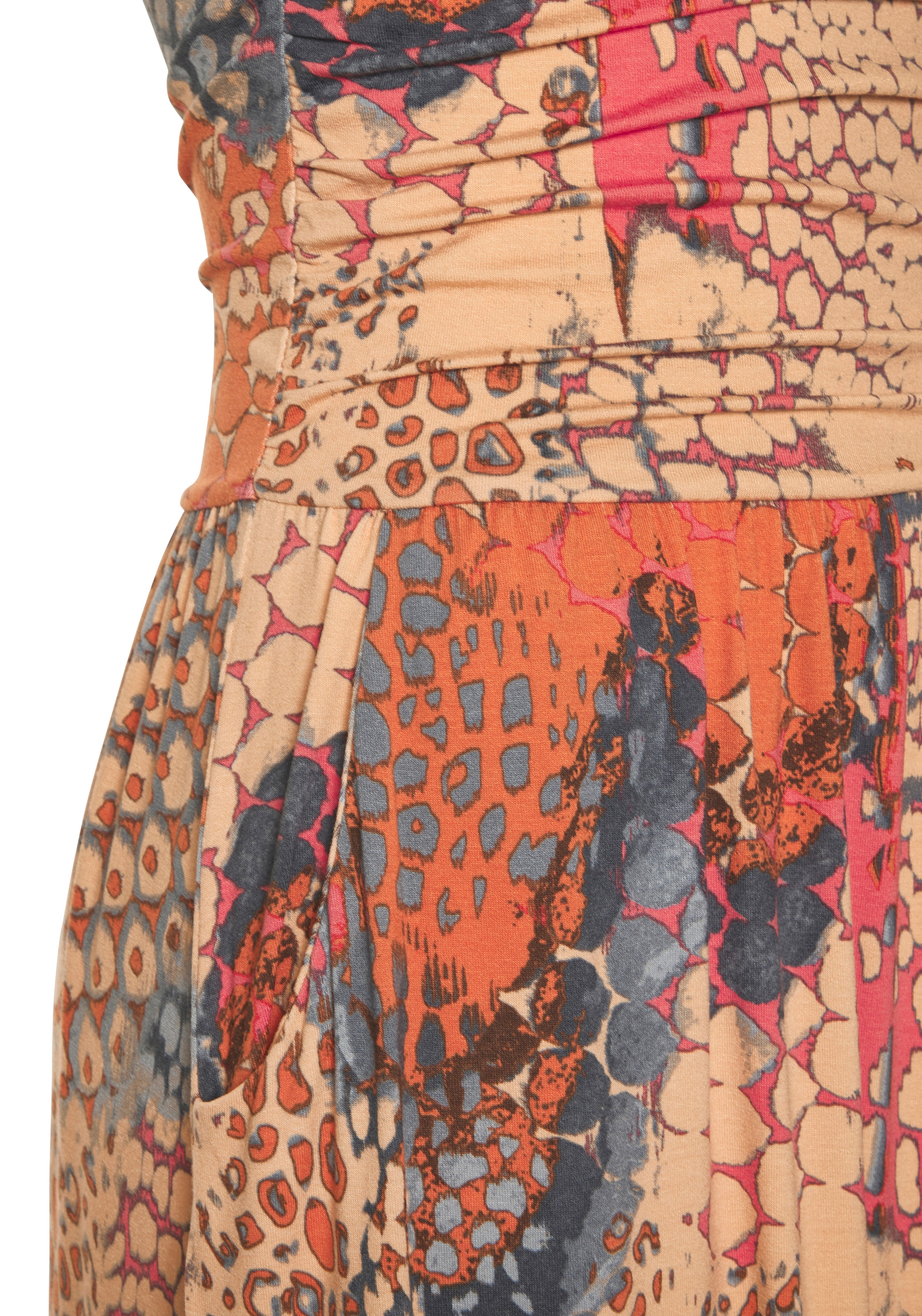 Buffalo Maxikleid Eingrifftaschen mit Eingrifftaschen