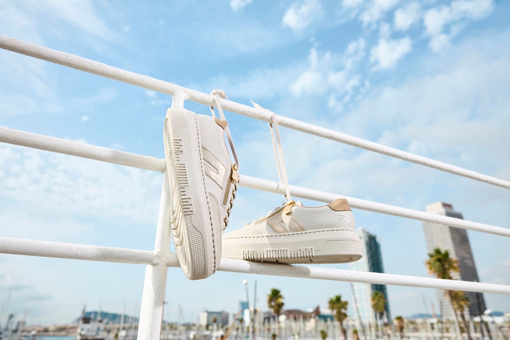 Rieker Baskets à plateforme  chaussure à lacets, chaussure basse, chaussure de loisirs avec fermeture éclair latérale