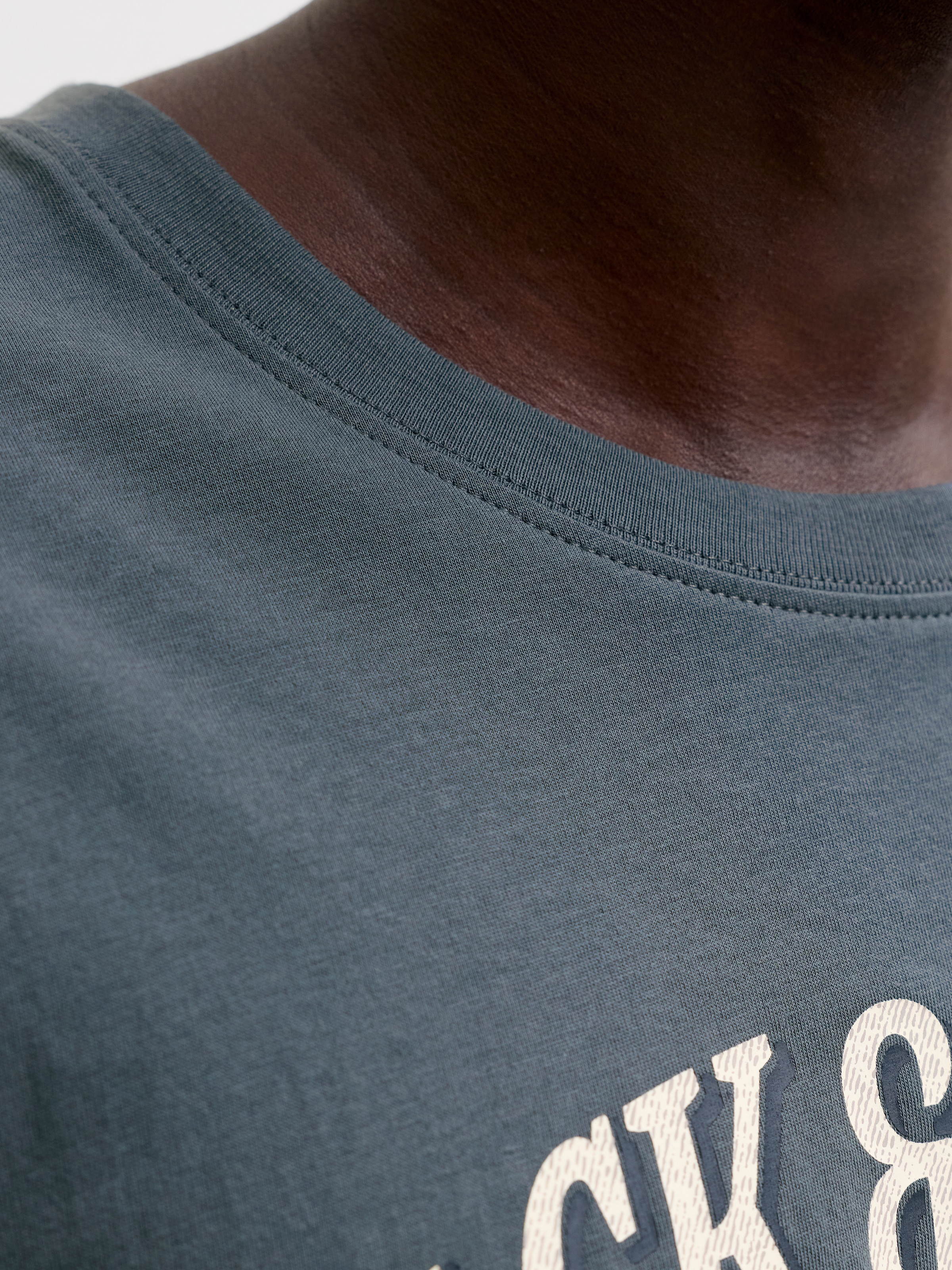 Jack & Jones T-Shirt »JJEDENVER LOGO TEE SS O-NECK SN« Baumwolle, relaxed fit
