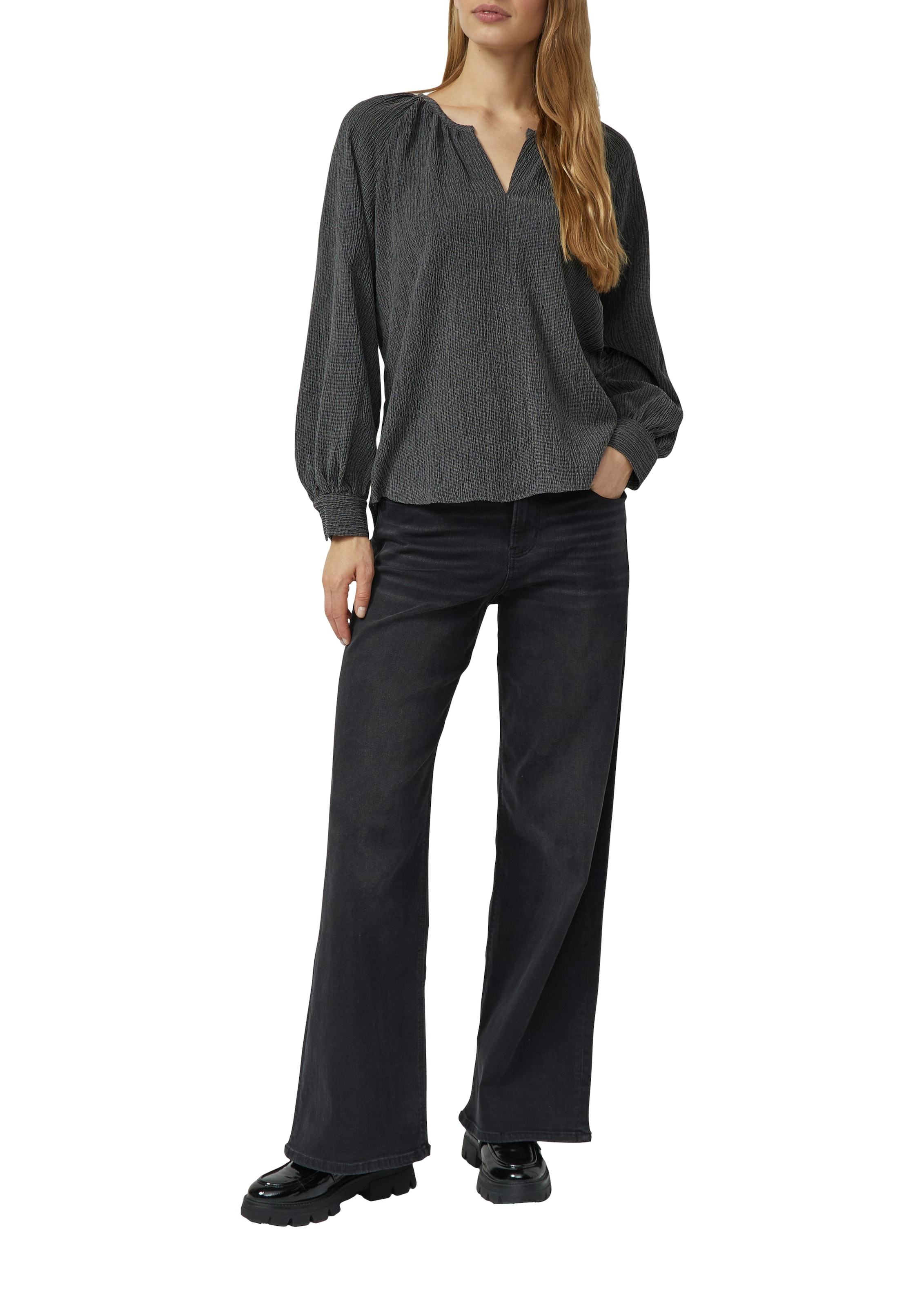 s.Oliver Blouse à manches longues mit Manschetten