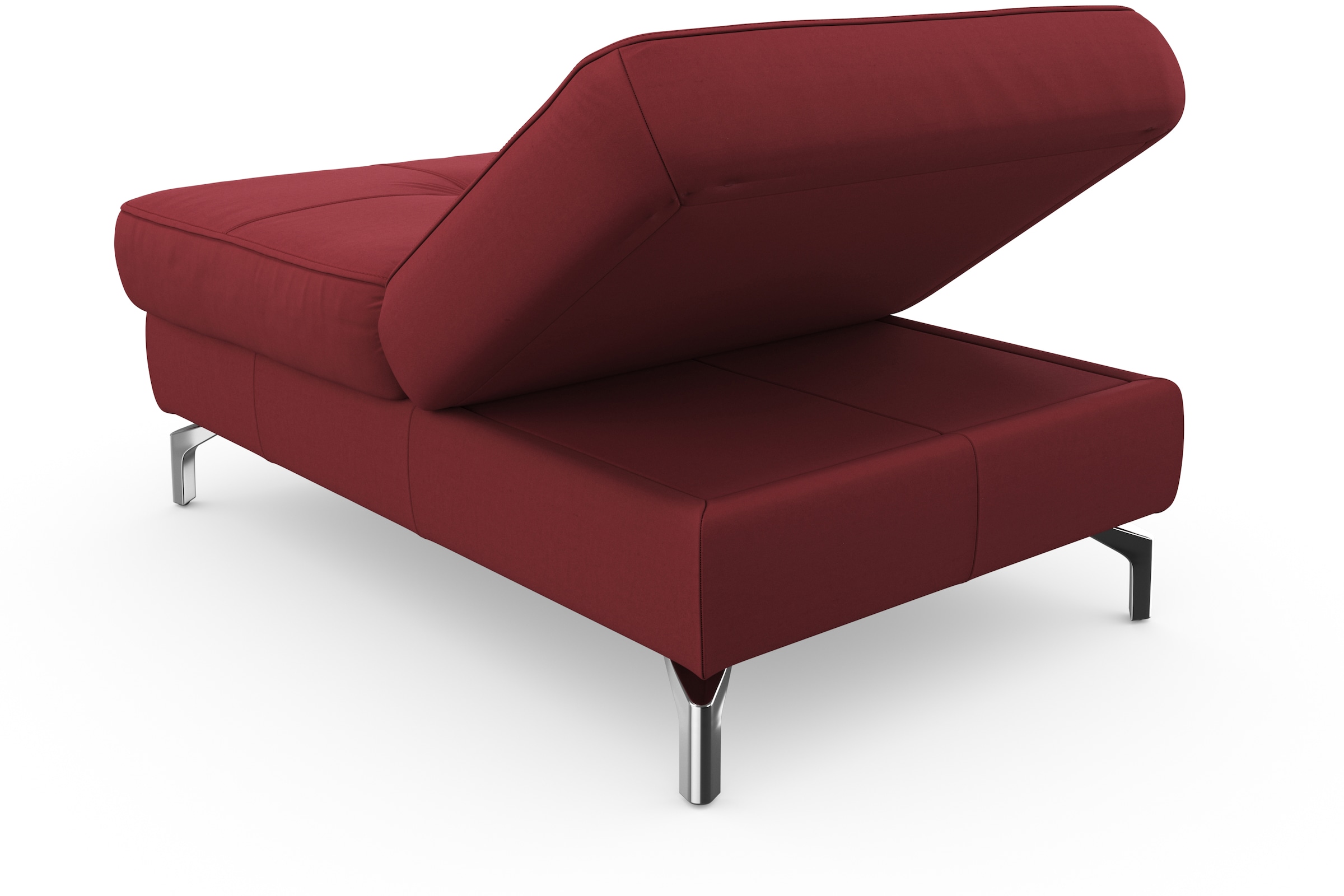 sit&more Hocker »Bendigo« mit Klappfunktion, Bodenfreiheit 12 cm, wahlweise in 2 Fussfarben