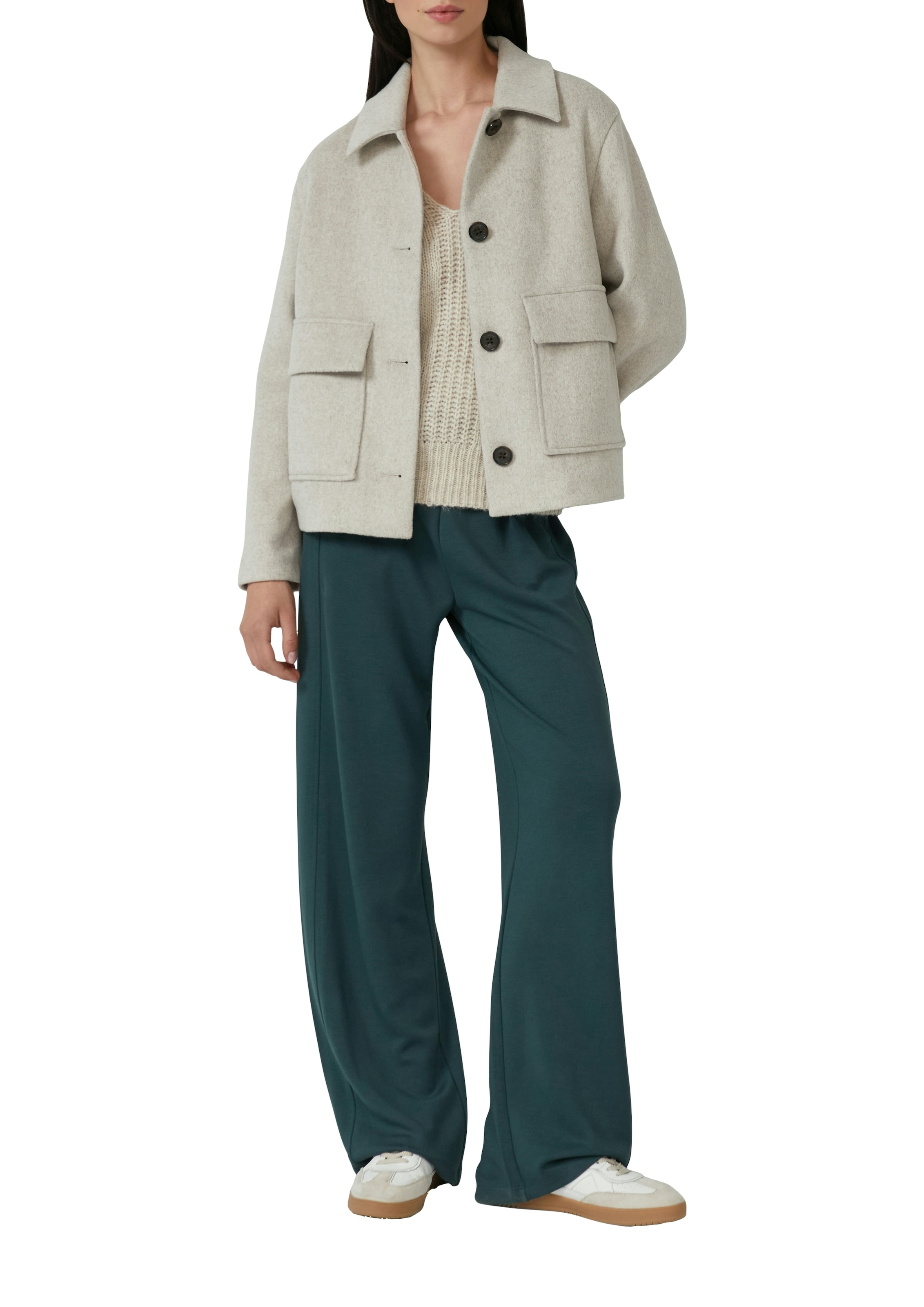 s.Oliver Strickpullover mit V-Ausschnitt