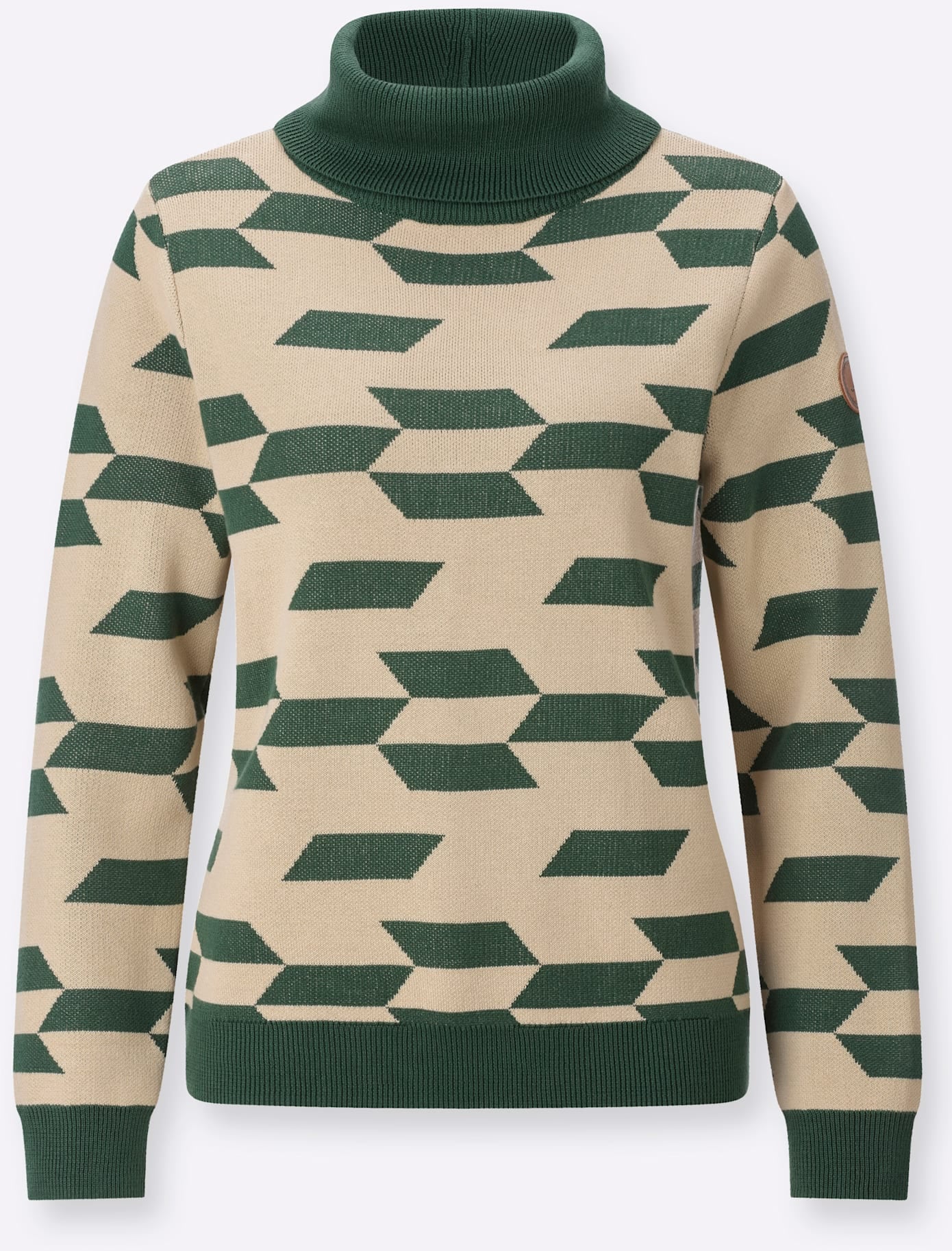 Casual Looks Pull à col roulé »Rollkragen-Pullover«
