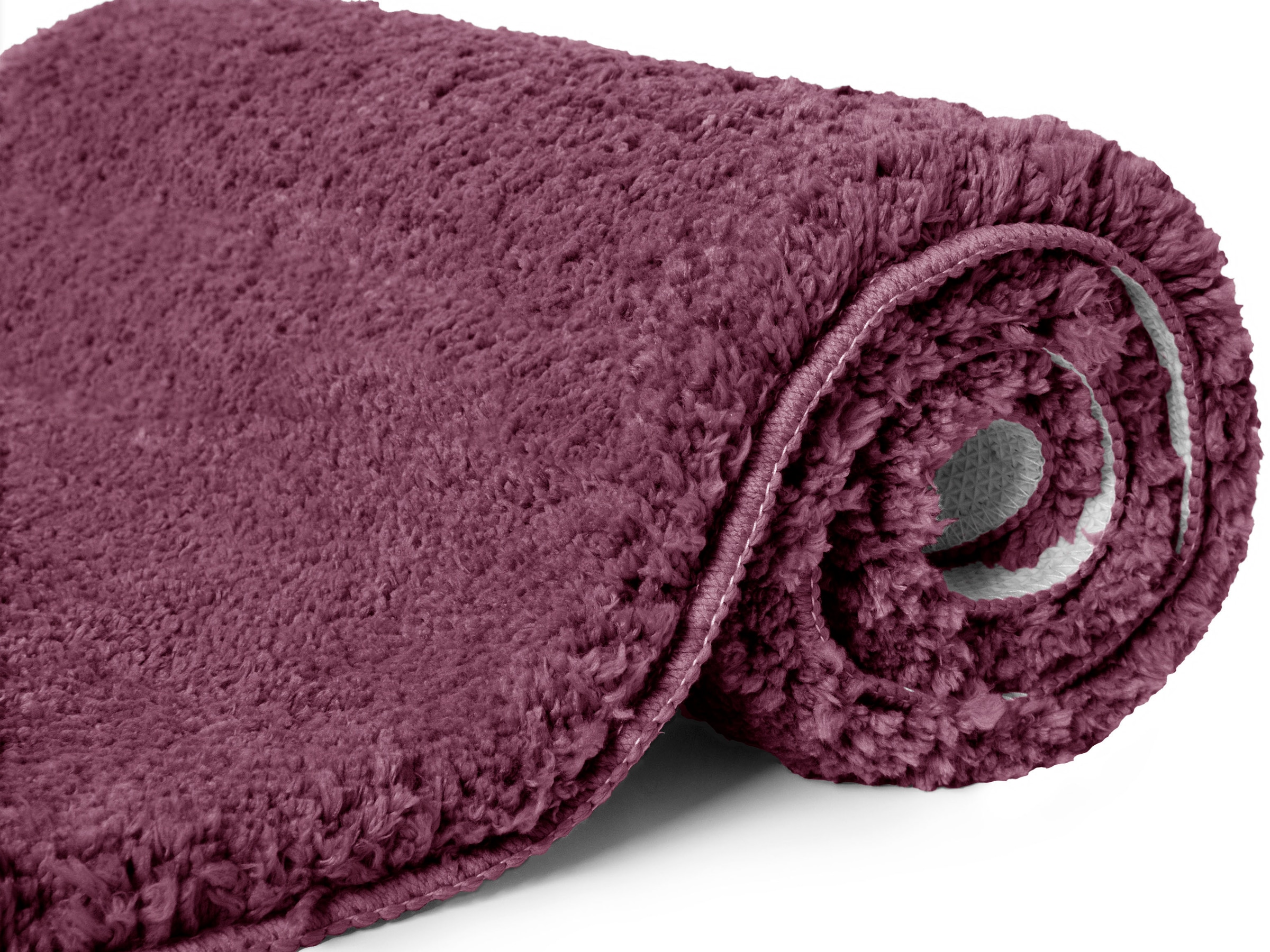 GOODproduct Tapis de bain »Sanremo, Badvorleger, Badezimmer Teppich, sehr weich« Höhe 30 mm Badteppich, unifarben, rechteckig, rund & als 3-tlg. Set erhältlich