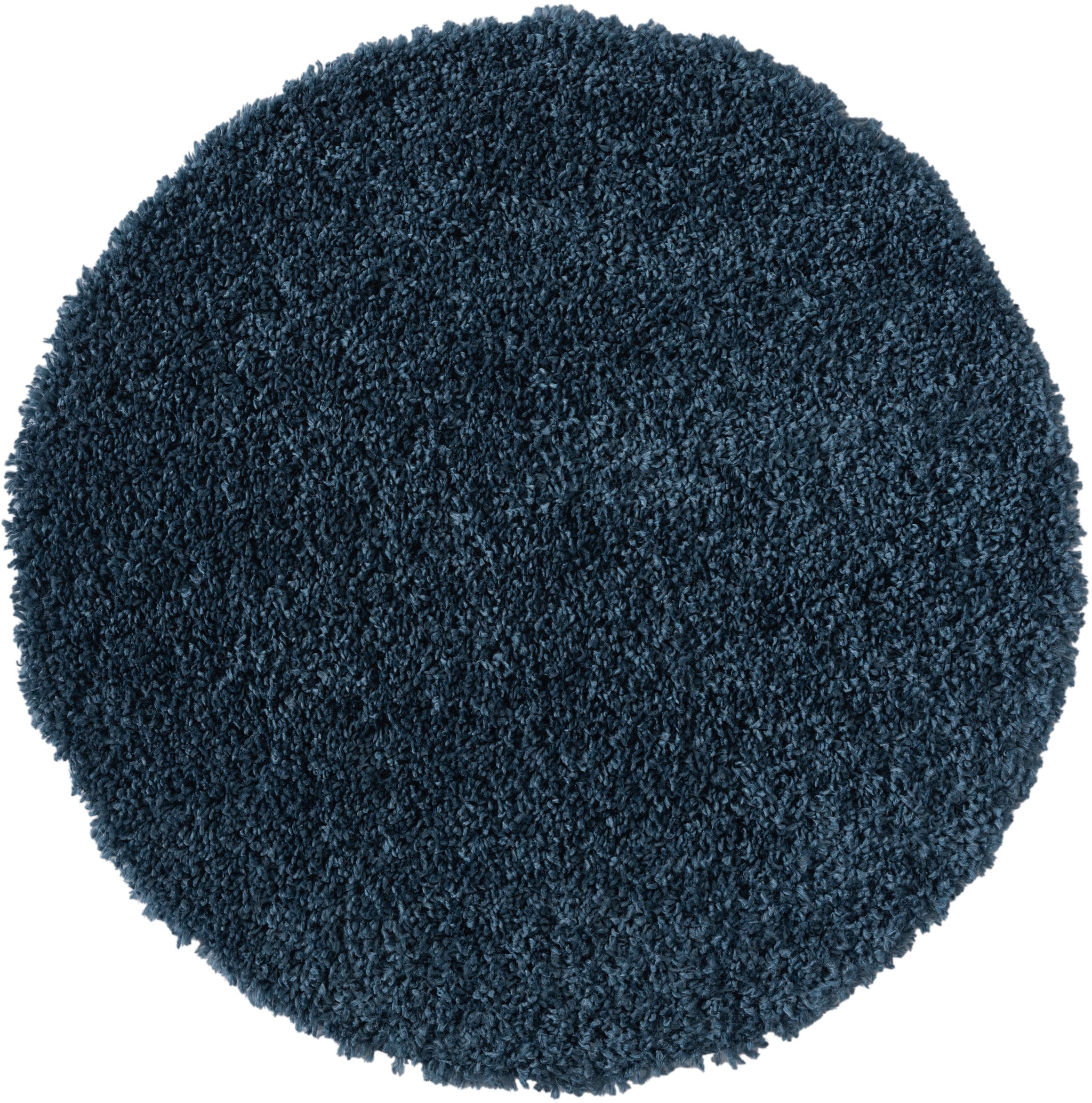GOODproduct Hochflor-Teppich »Banji« rund 37 mm Höhe Uni Farben, weich und flauschig, auch als rechteckig erhältlich